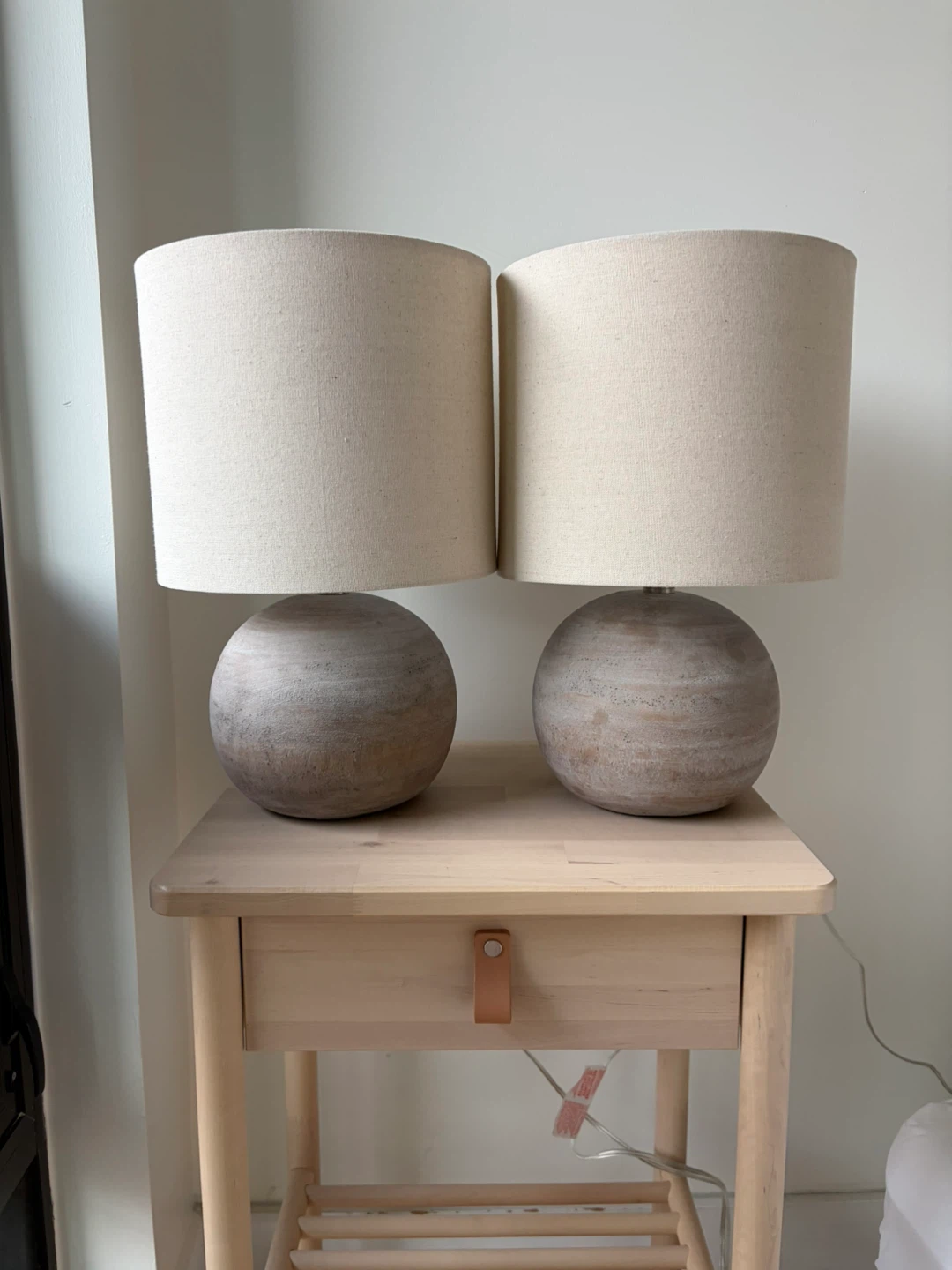Set of 2 Spherical Table Lamps