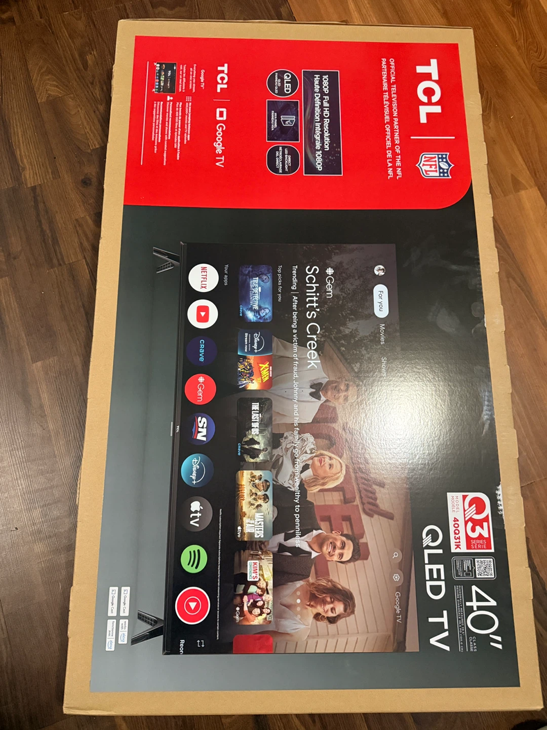 TCL 40" QLED TV