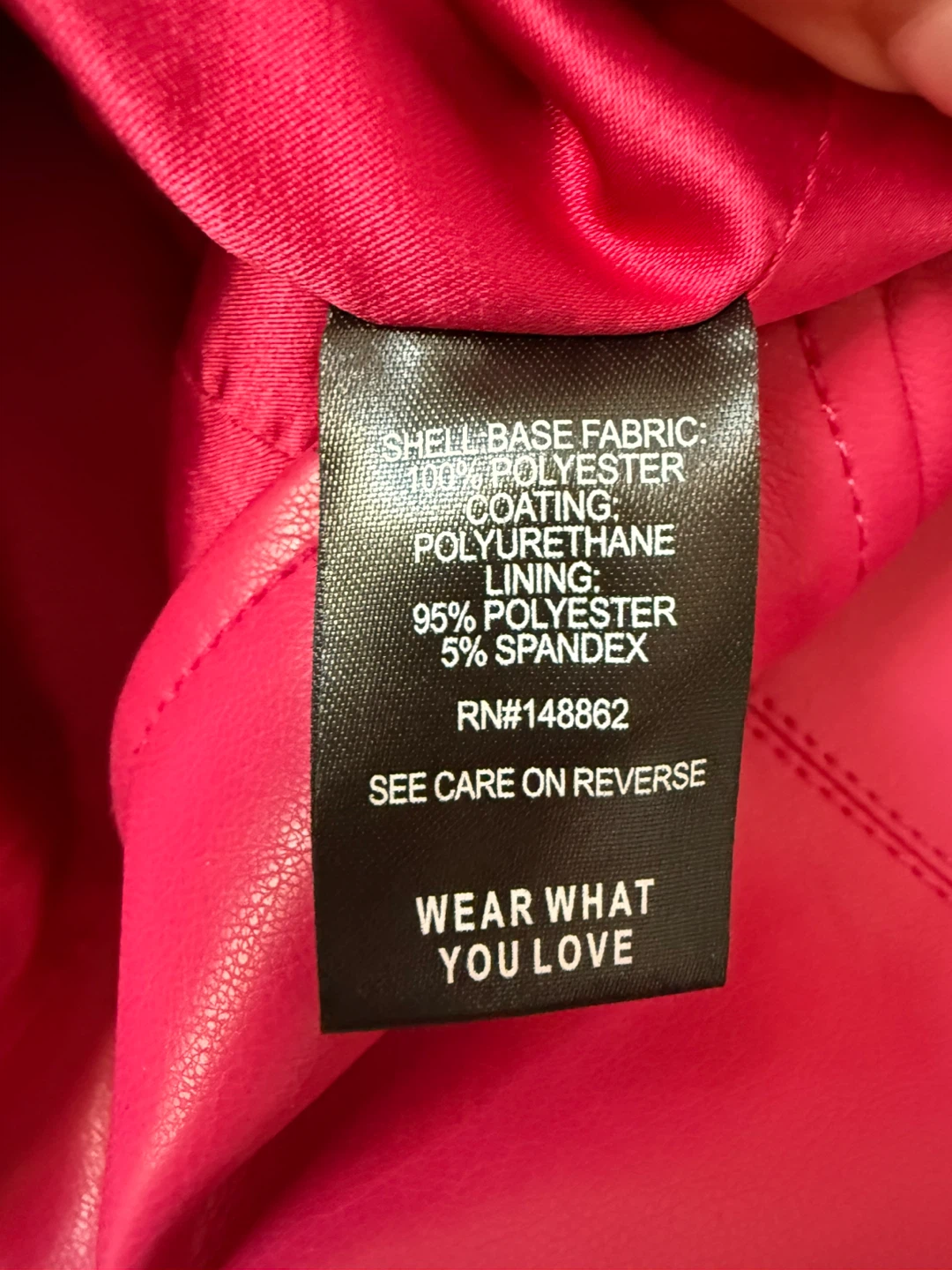 Torrid Faux Leather Moto Jacket Pink Size L - photo 4