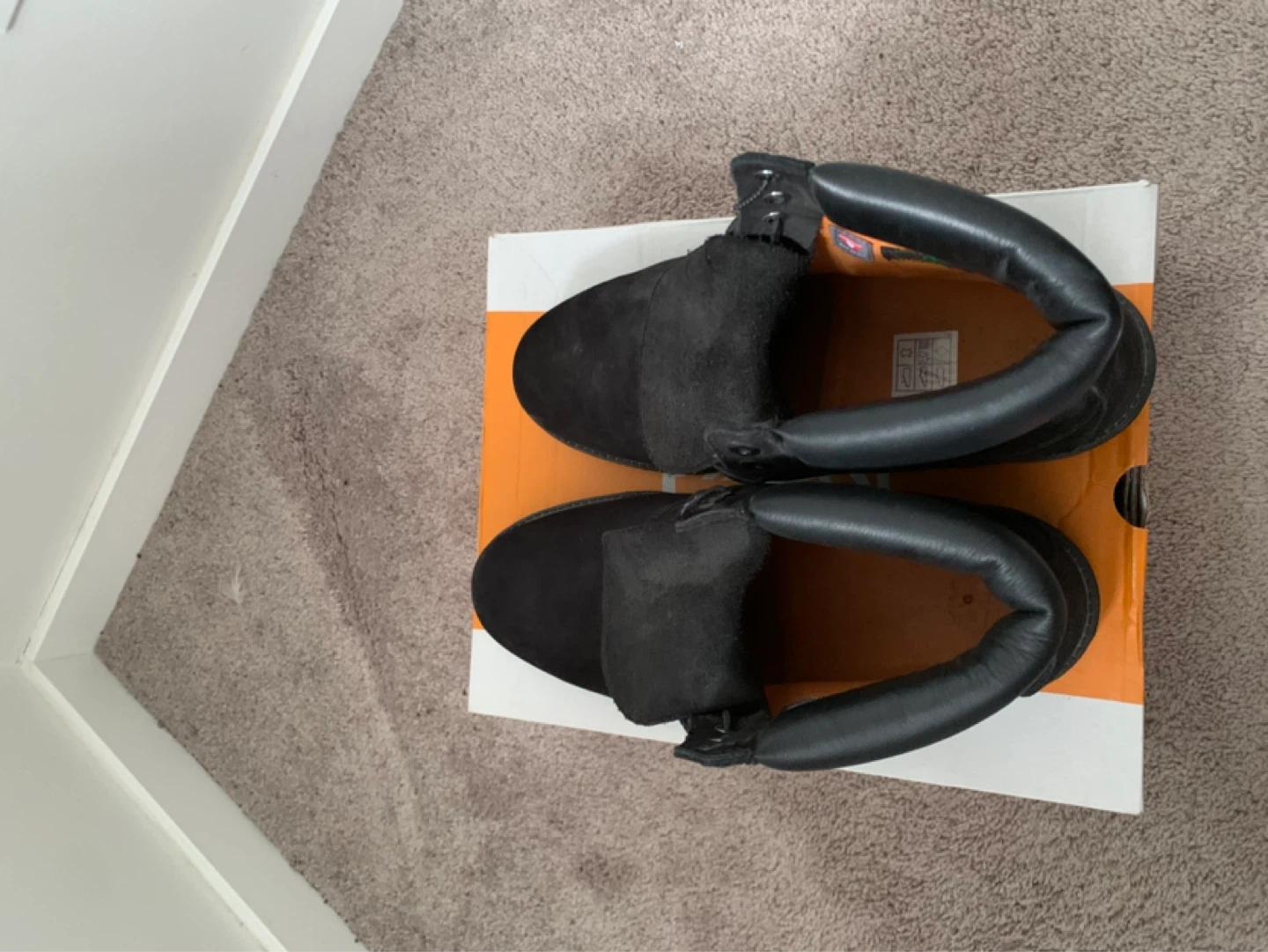 Timberland Black Suede Boots Size 11 - photo 2