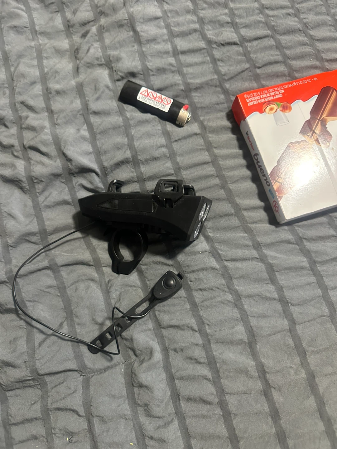 Black Bicycle Light Set with Handlebar Mount - photo 2