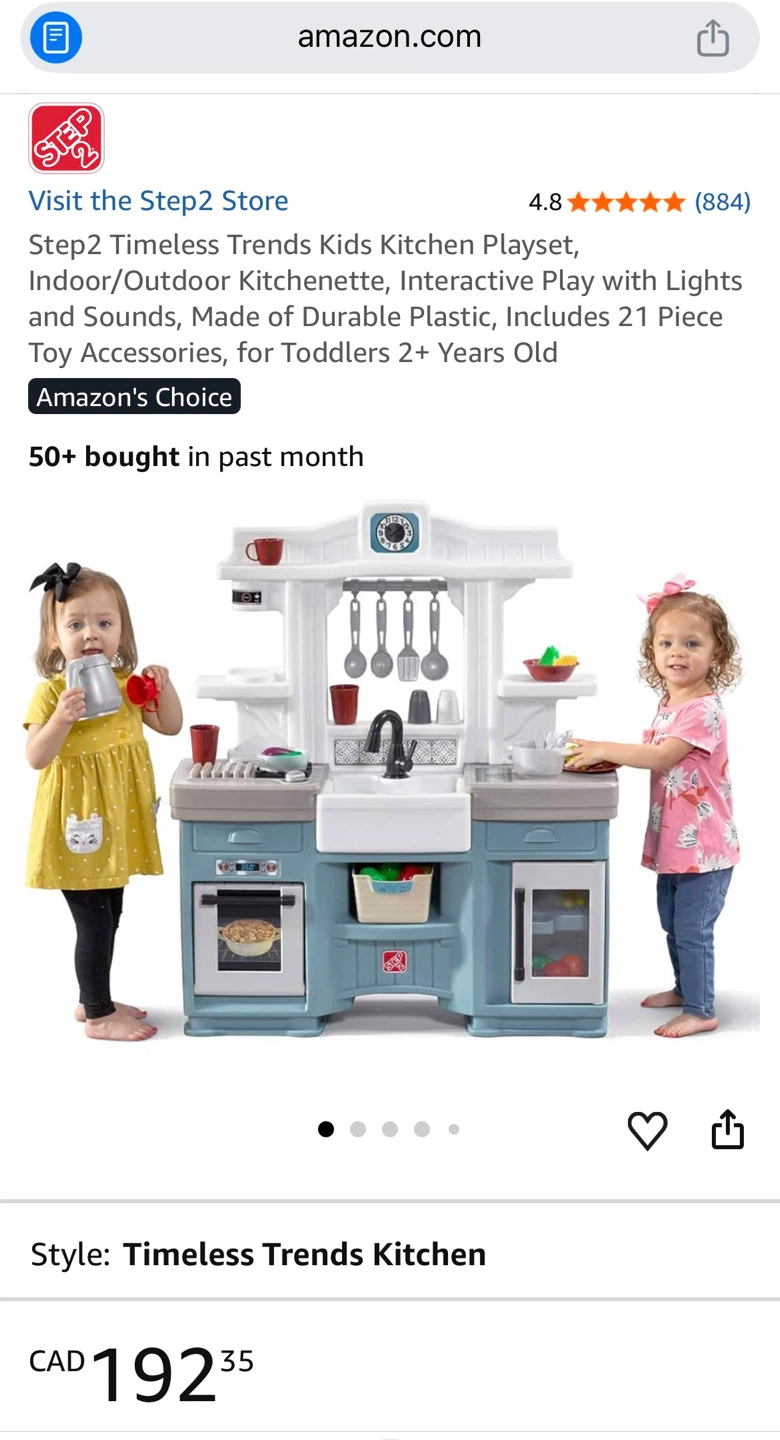 Step2 Timeless Trends Kids Kitchen Playset - photo 3