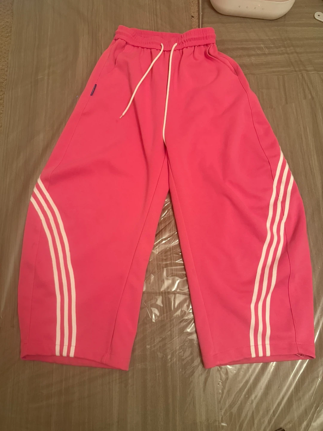 Pink woolen maker Track Pants