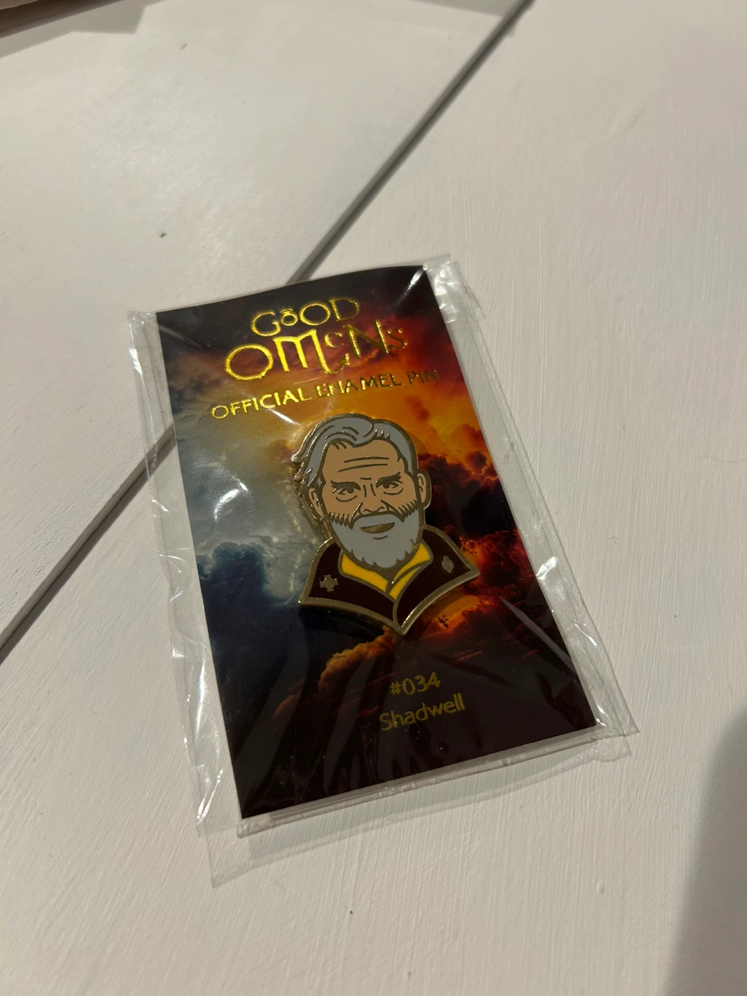 Good Omens Enamel Pin #54 Shadwell - photo 5