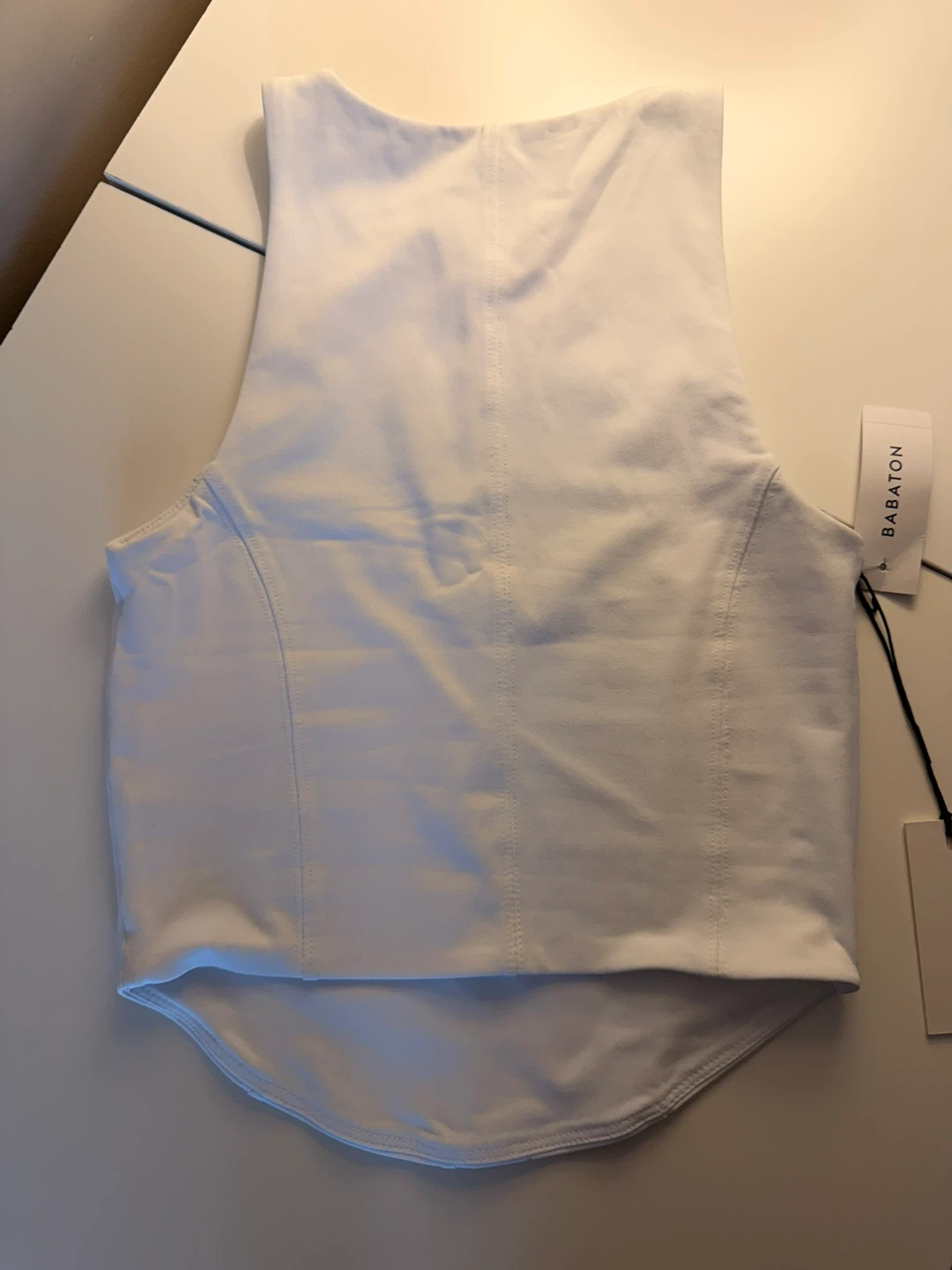 Babaton Contour White Tank Top XS - photo 2