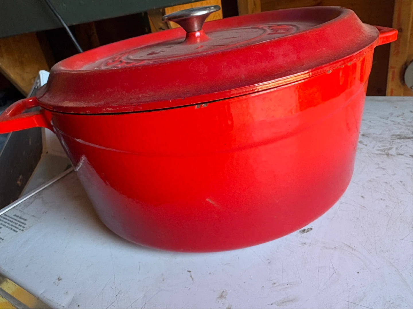 Lava 32cm Red Cast Iron Dutch Oven Casserole Dish