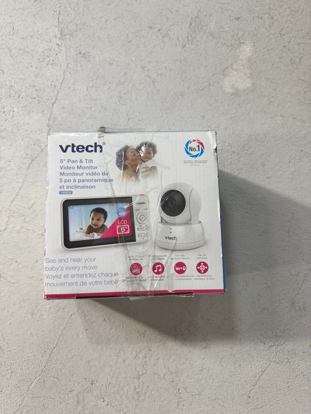 VTech 5" Pan & Tilt Video Monitor VM924
