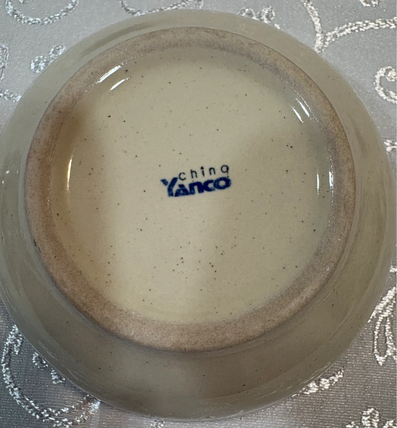 Yanco Dinnerware Set - Beige with Brown Trim - photo 3