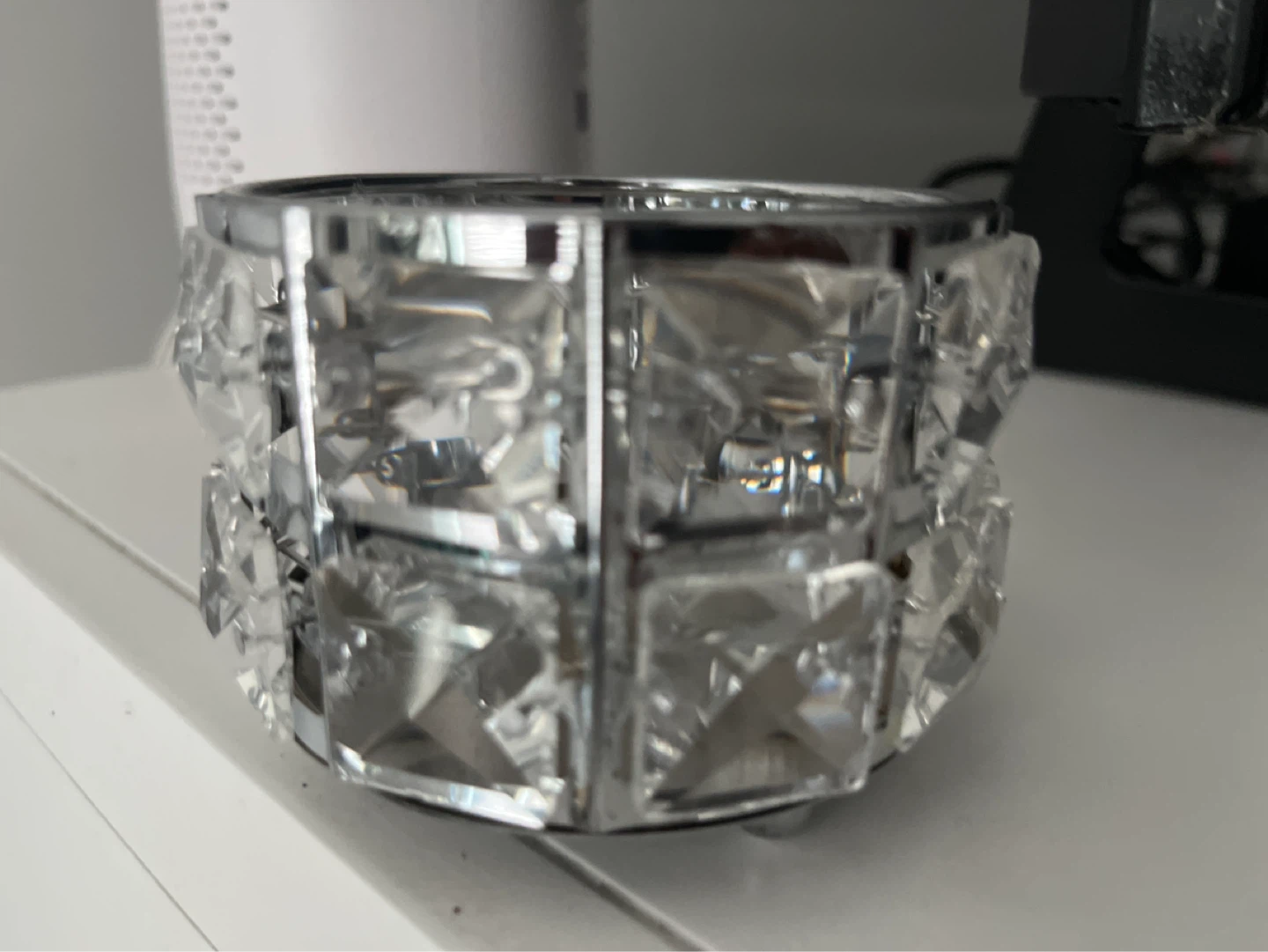 Deco & Deco Crystal Candle Holder