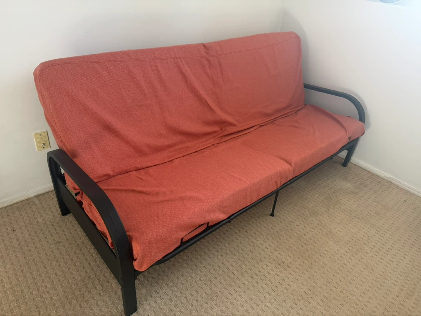 Orange Futon Sofa Bed