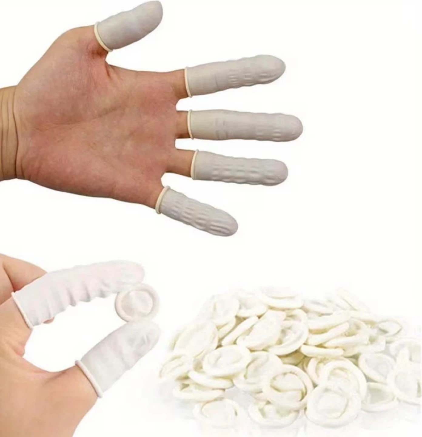White Finger Cots (Pack of 100) - photo 3