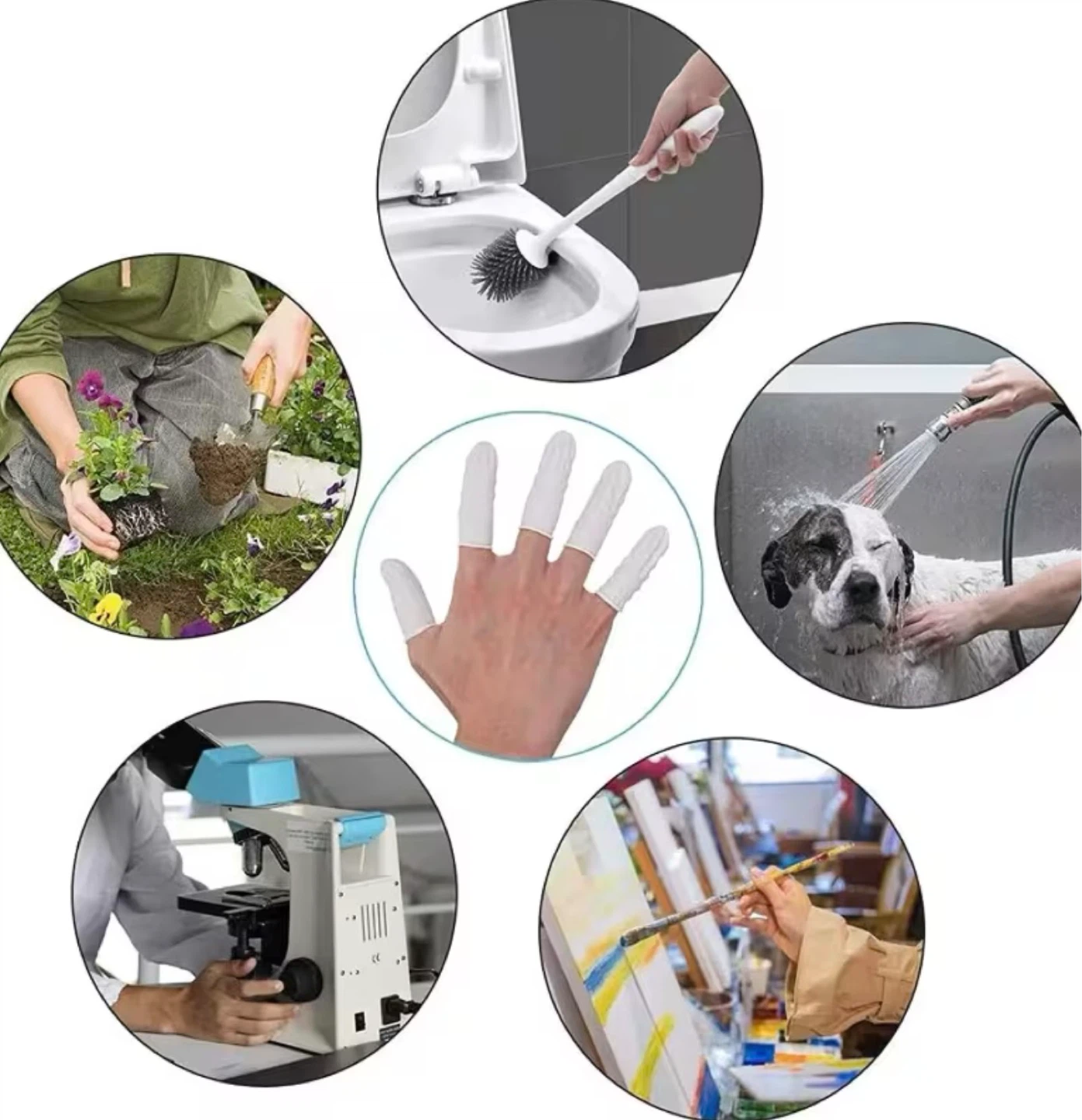 White Finger Cots (Pack of 100) - photo 4