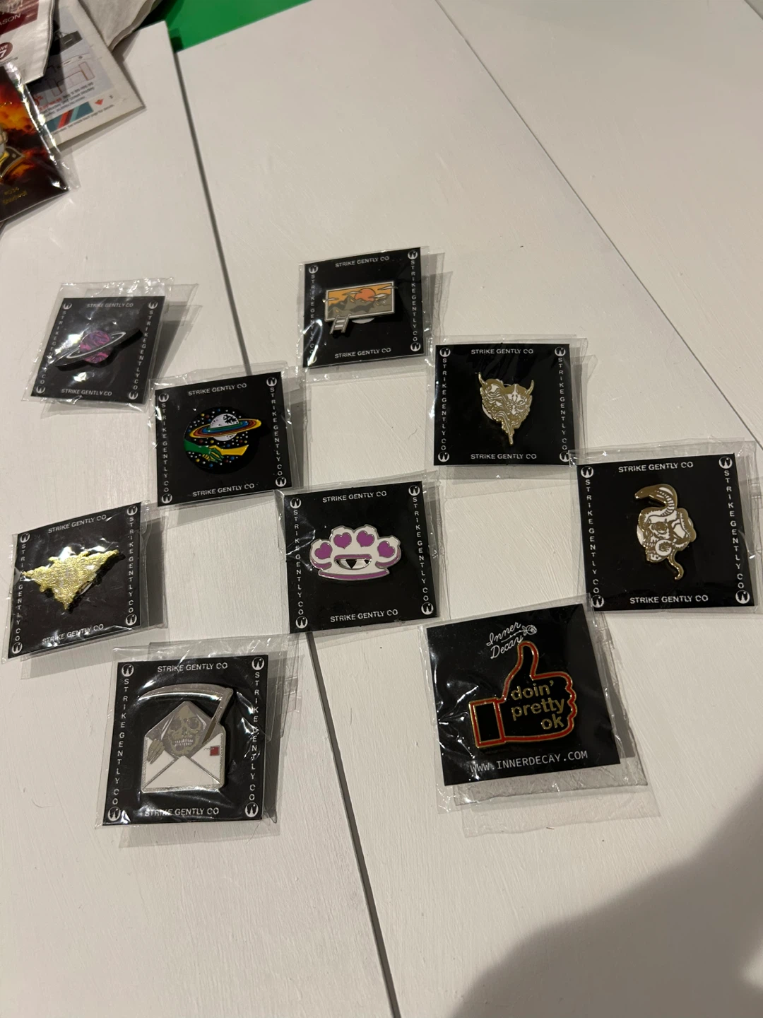 9 Enamel Pins