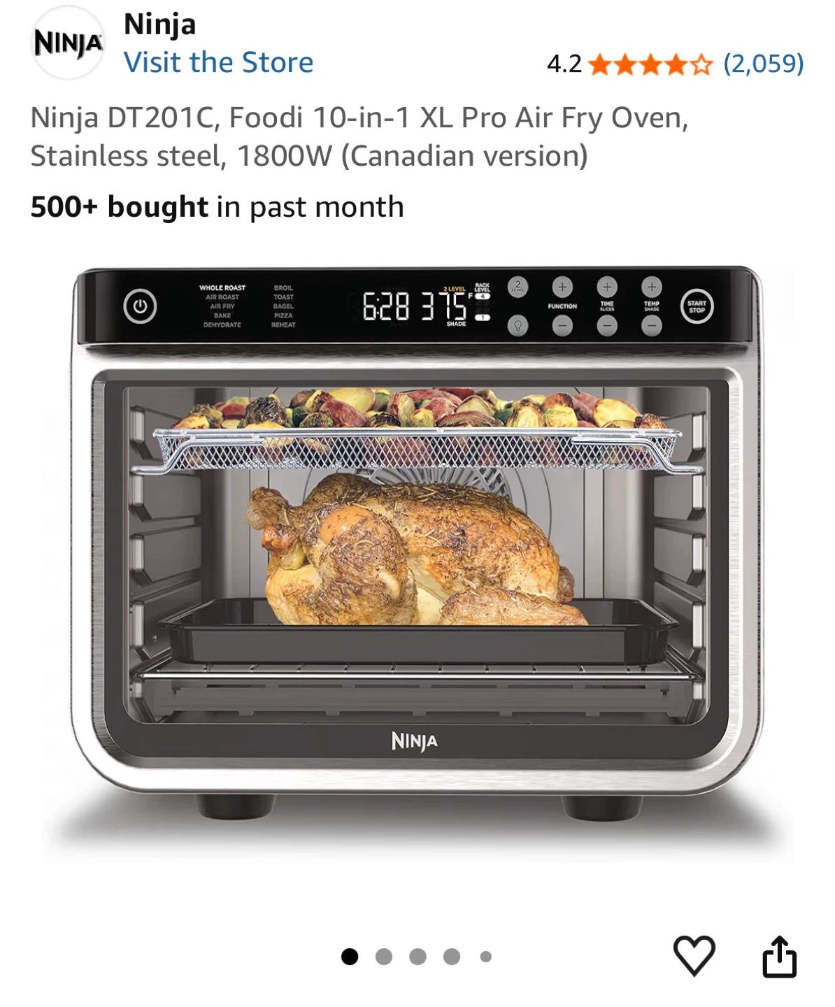 Ninja Foodi 10-in-1 XL Pro Air Fry Oven - photo 3