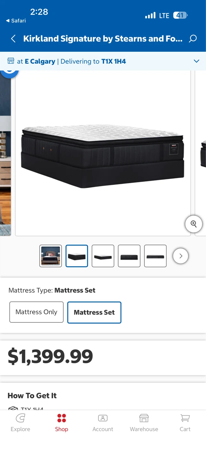 Kirkland Signature by Stearns & Foster Lake Ridge Mattress Set - photo 2