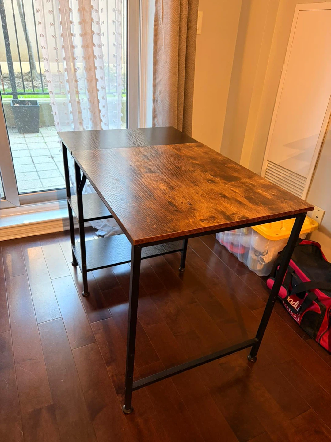 Desk with Shelves