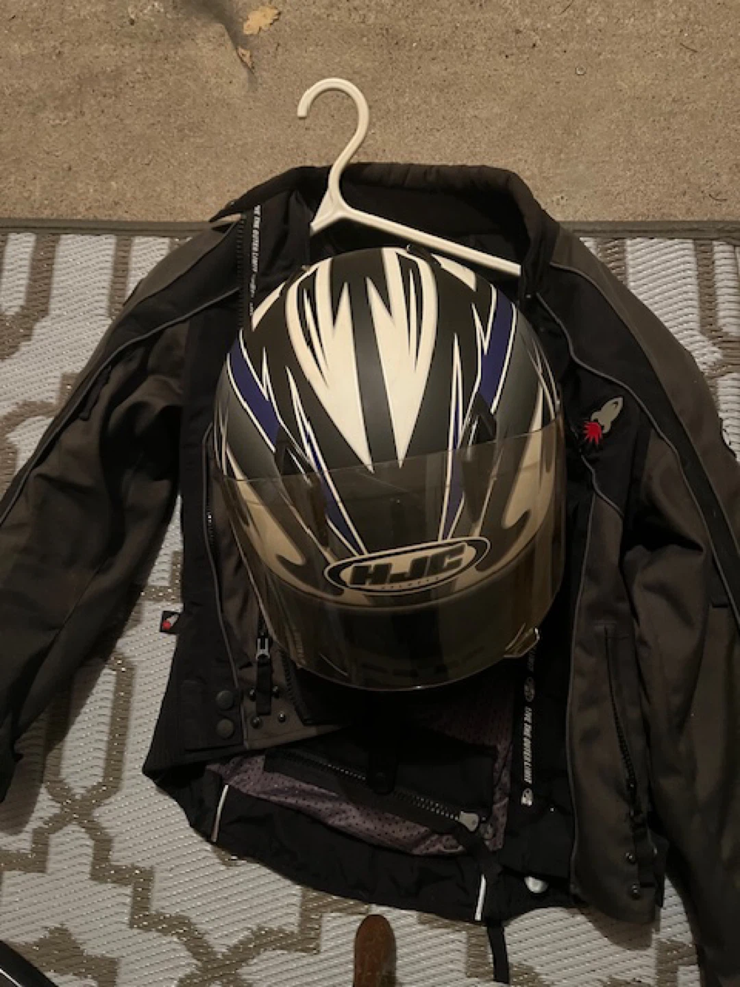 HJC Motorcycle Helmet and Jacket