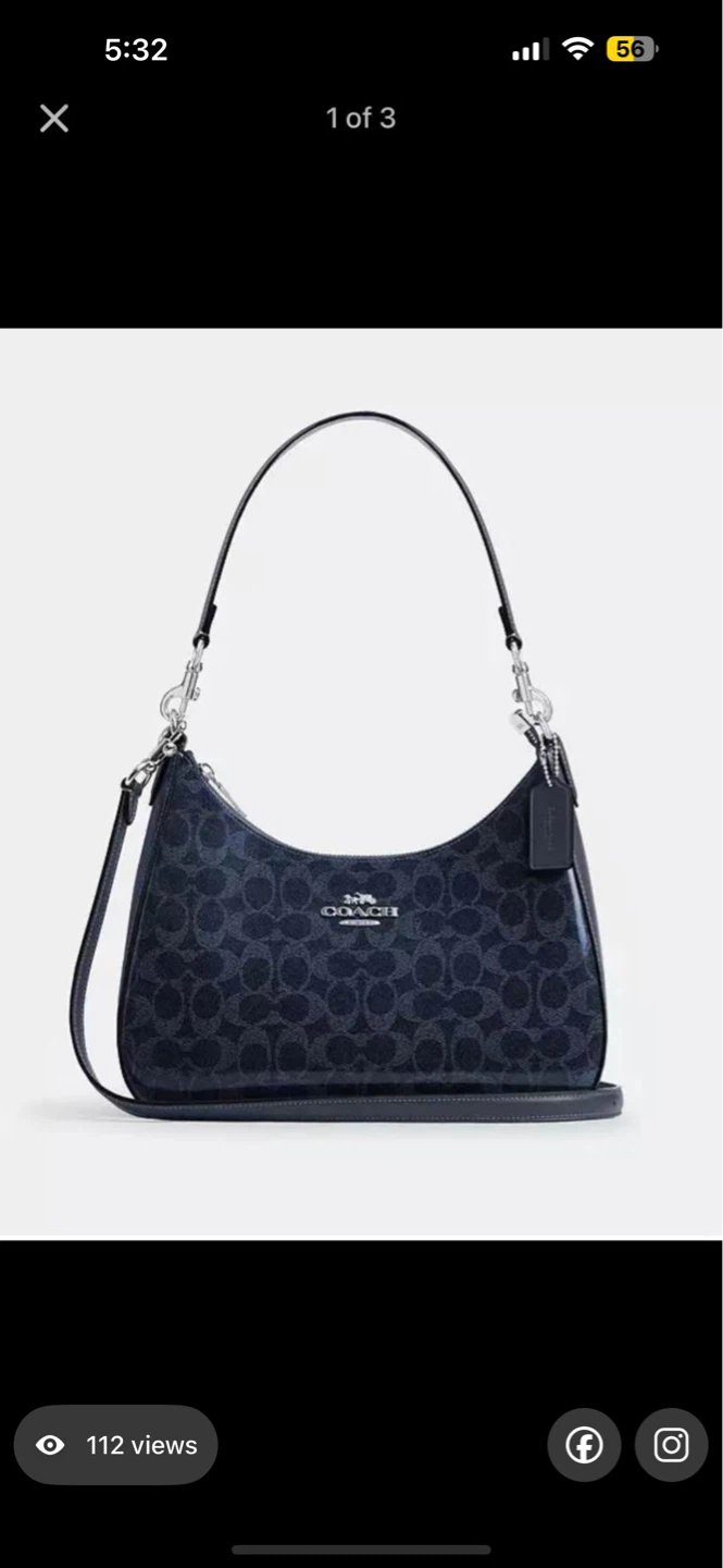 Coach Monogram Shoulder Bag