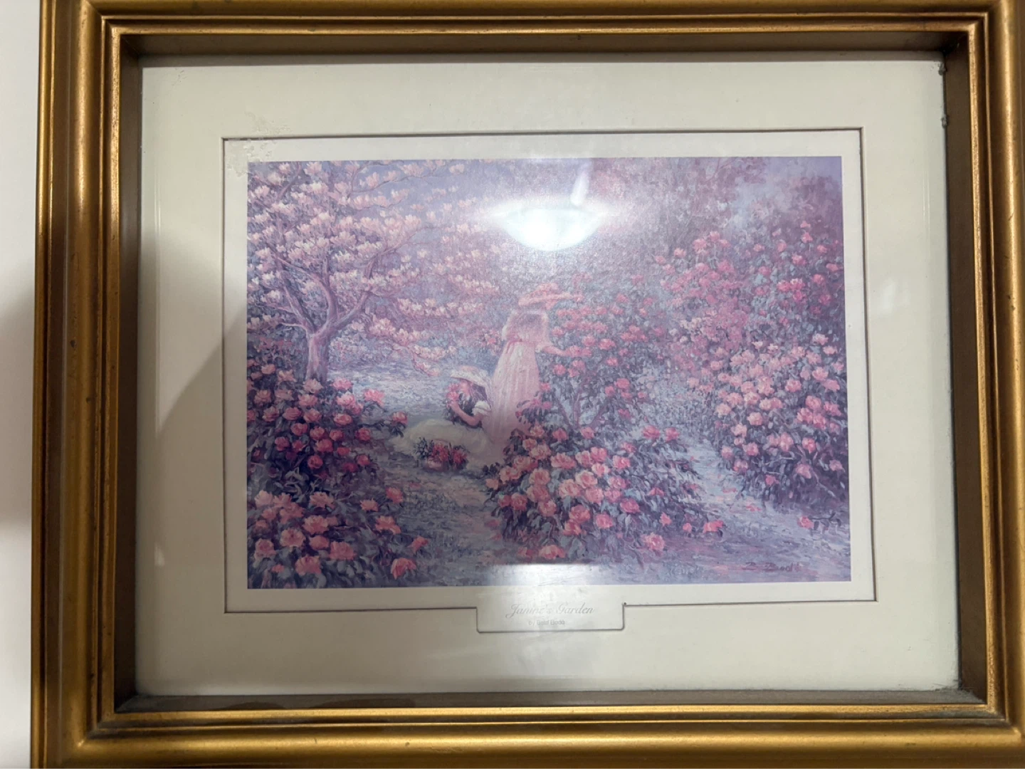 Framed Art Print - "Jane's Garden"