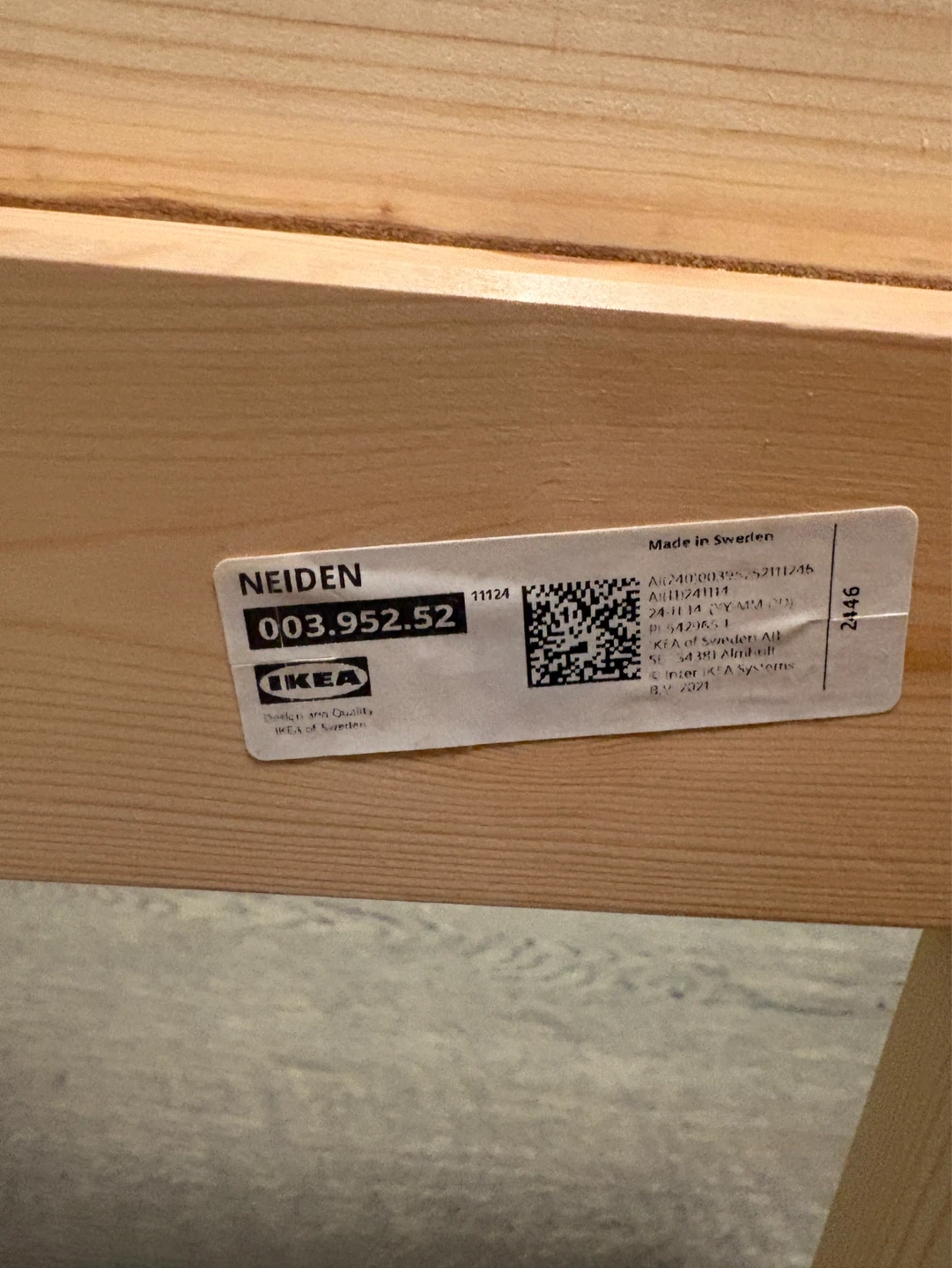 IKEA NEIDEN & LUROY Pine Bed Frame - photo 3