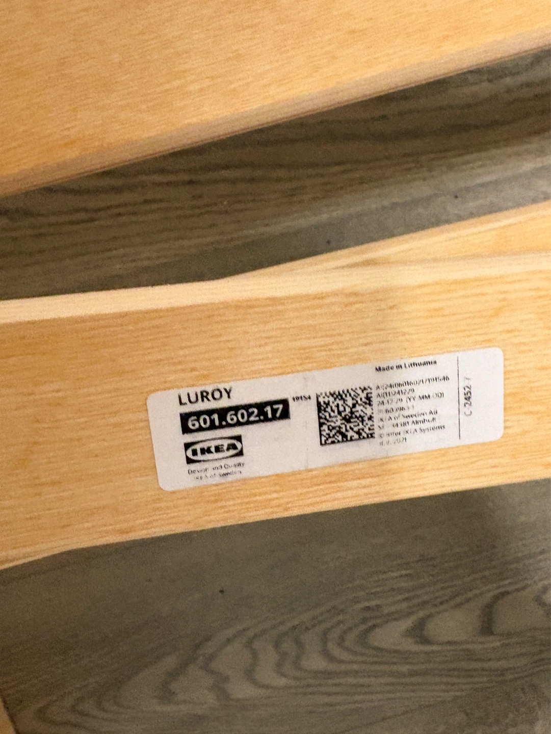 IKEA NEIDEN & LUROY Pine Bed Frame - photo 4