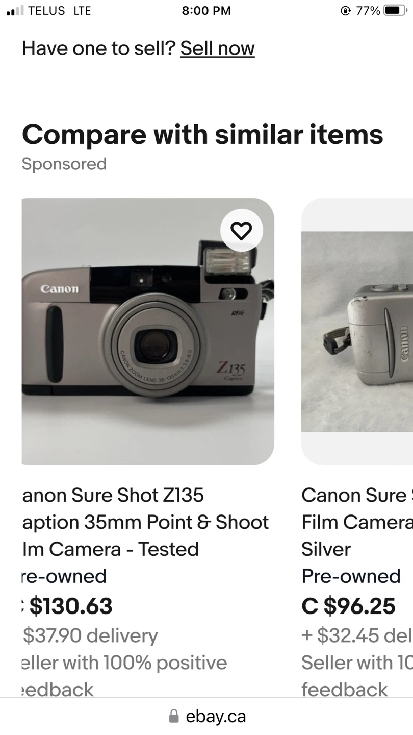 Canon Z135 Caption AF Quartz Date 35mm Film Camera - photo 4