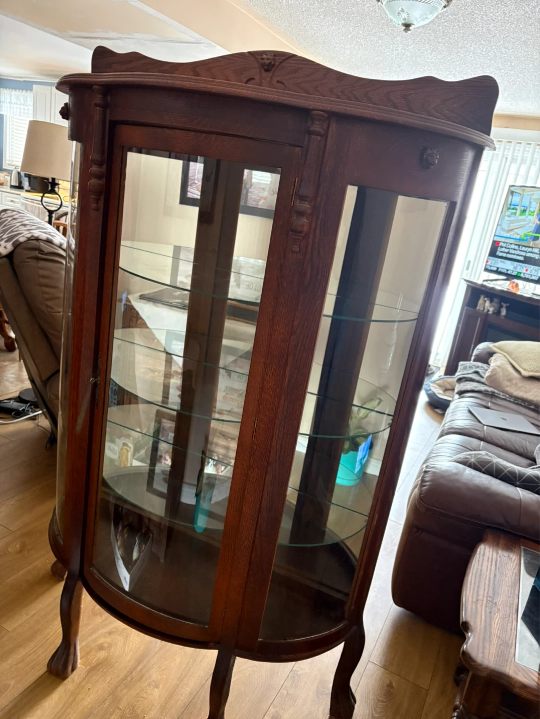 Vintage Curio Display Cabinet - photo 4