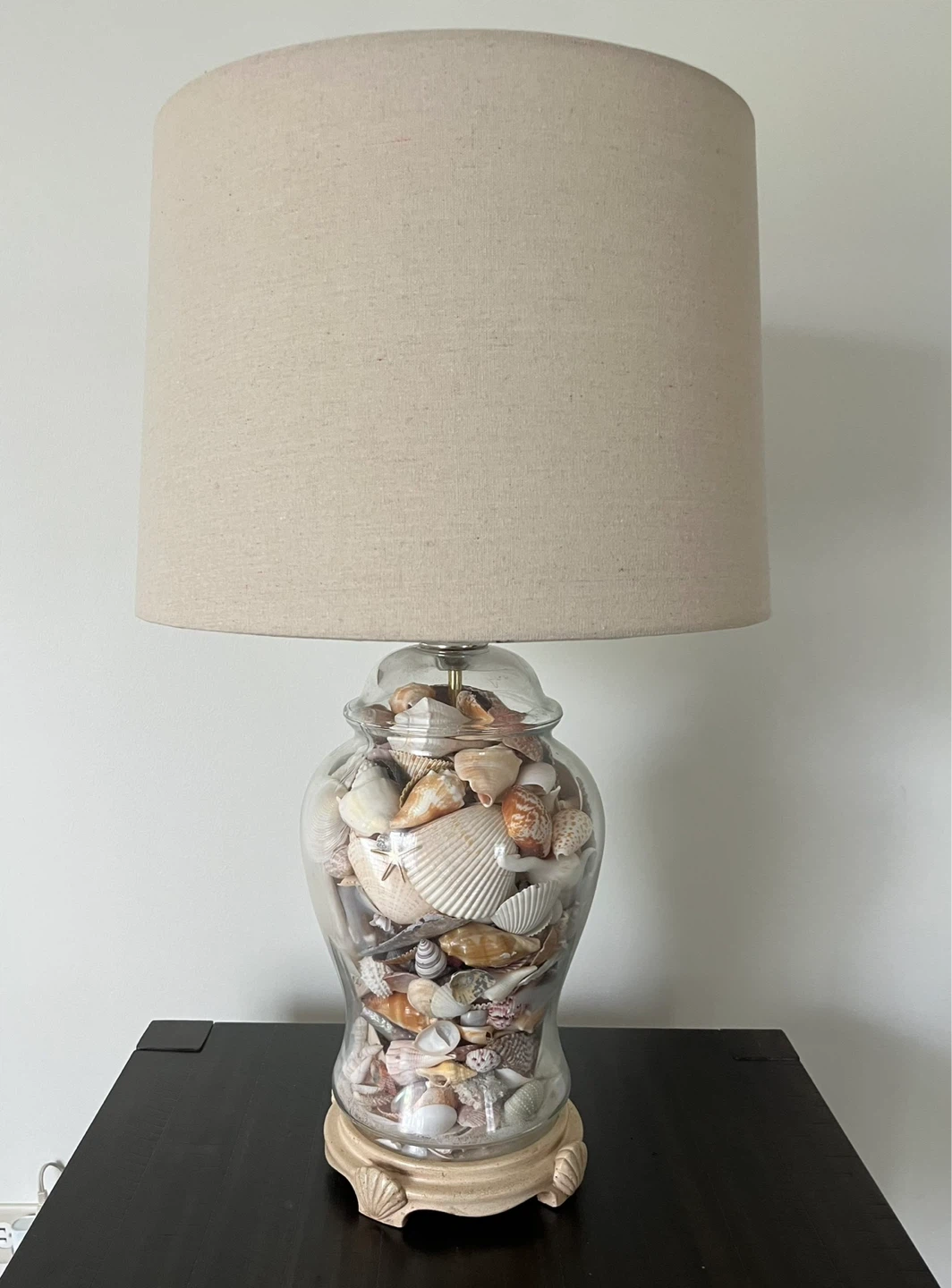 Seashell Jar Table Lamp