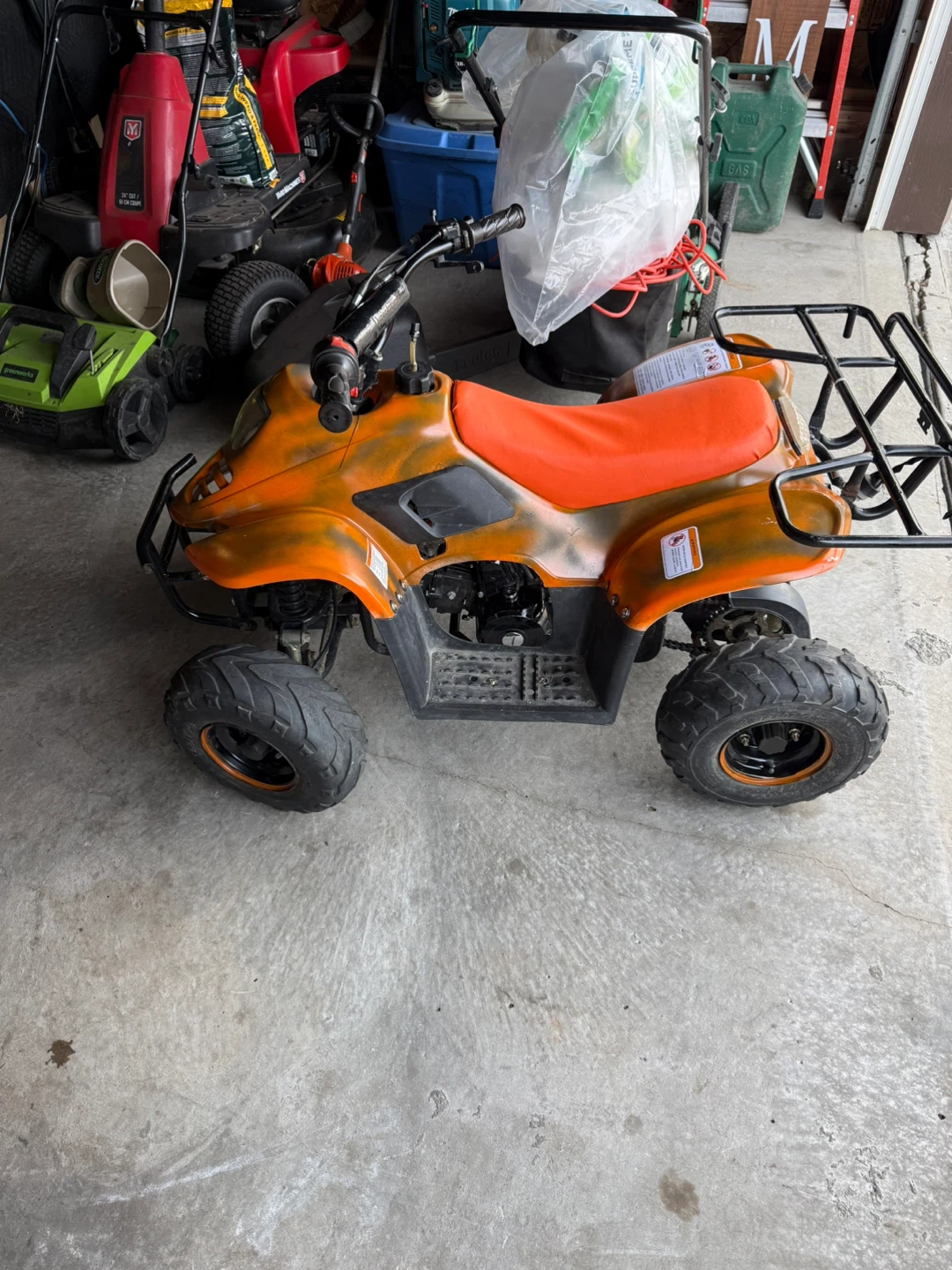 Orange Kids ATV - photo 3