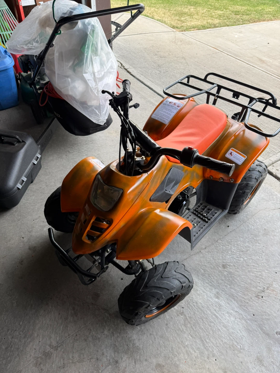 Orange Kids ATV - photo 2