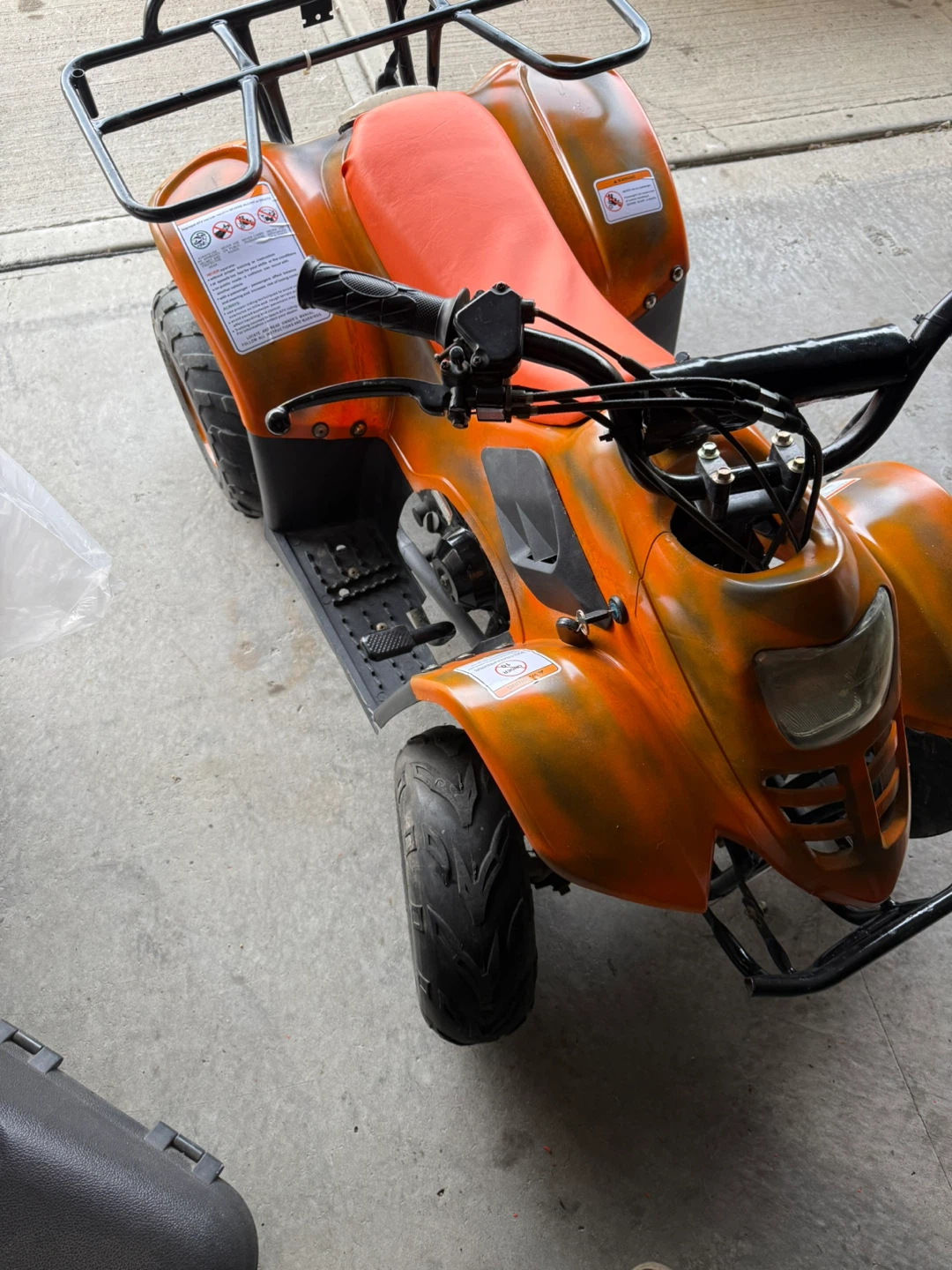 Orange Kids ATV