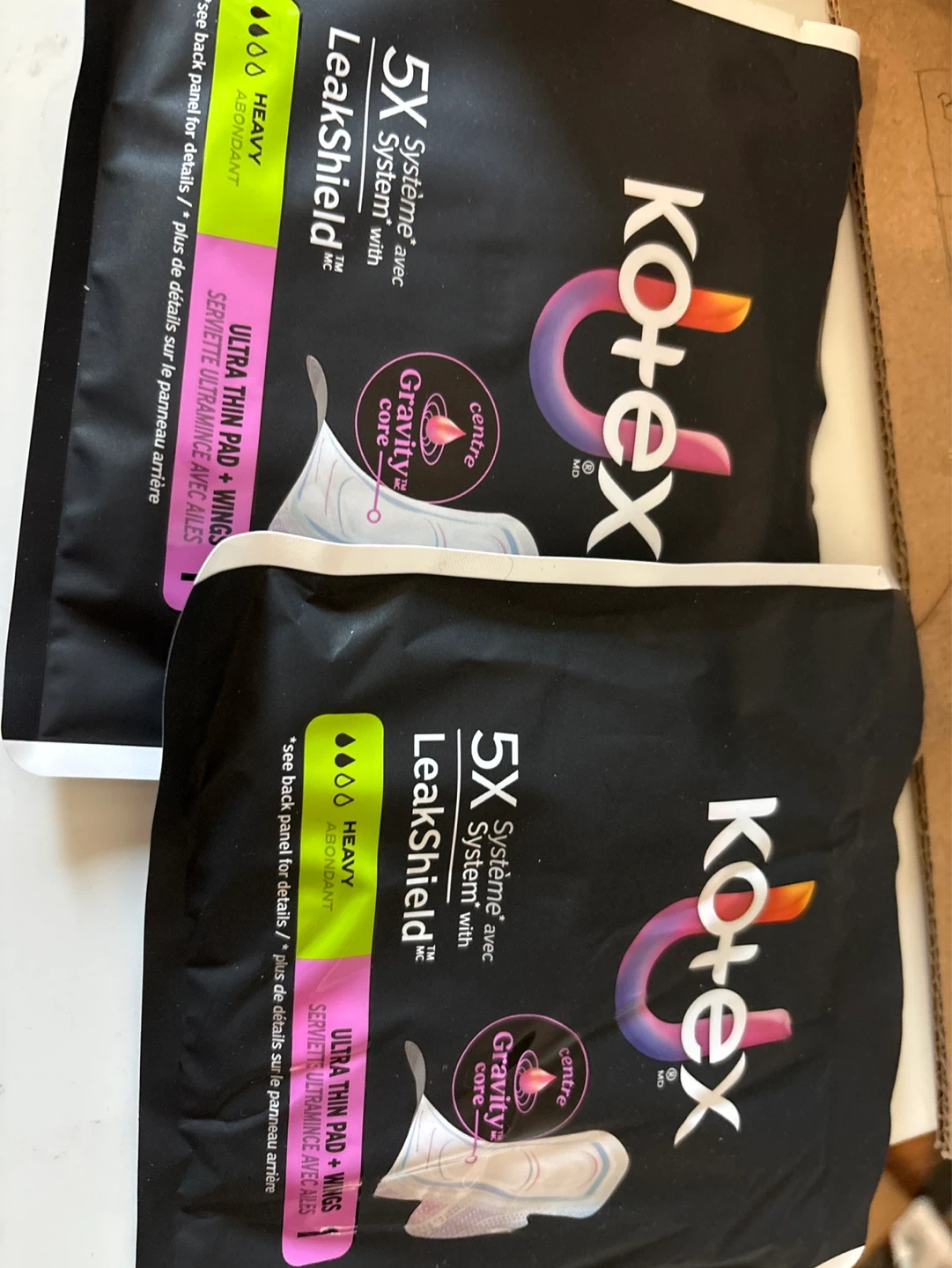 Sample - Kotex Ultra Thin Pad + Wings Heavy Absorbency