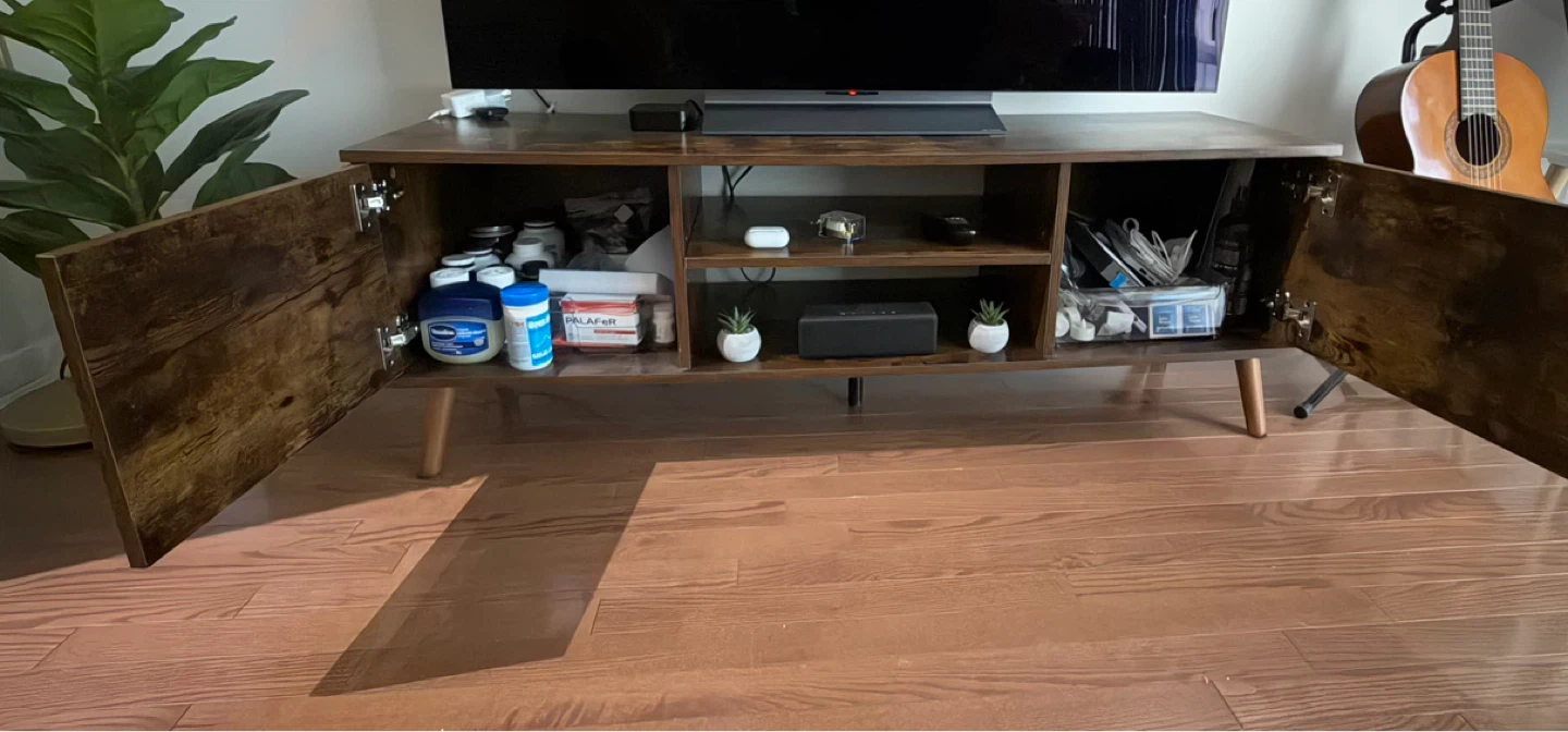 Retro Brown Media Console - 53.5" W - photo 2