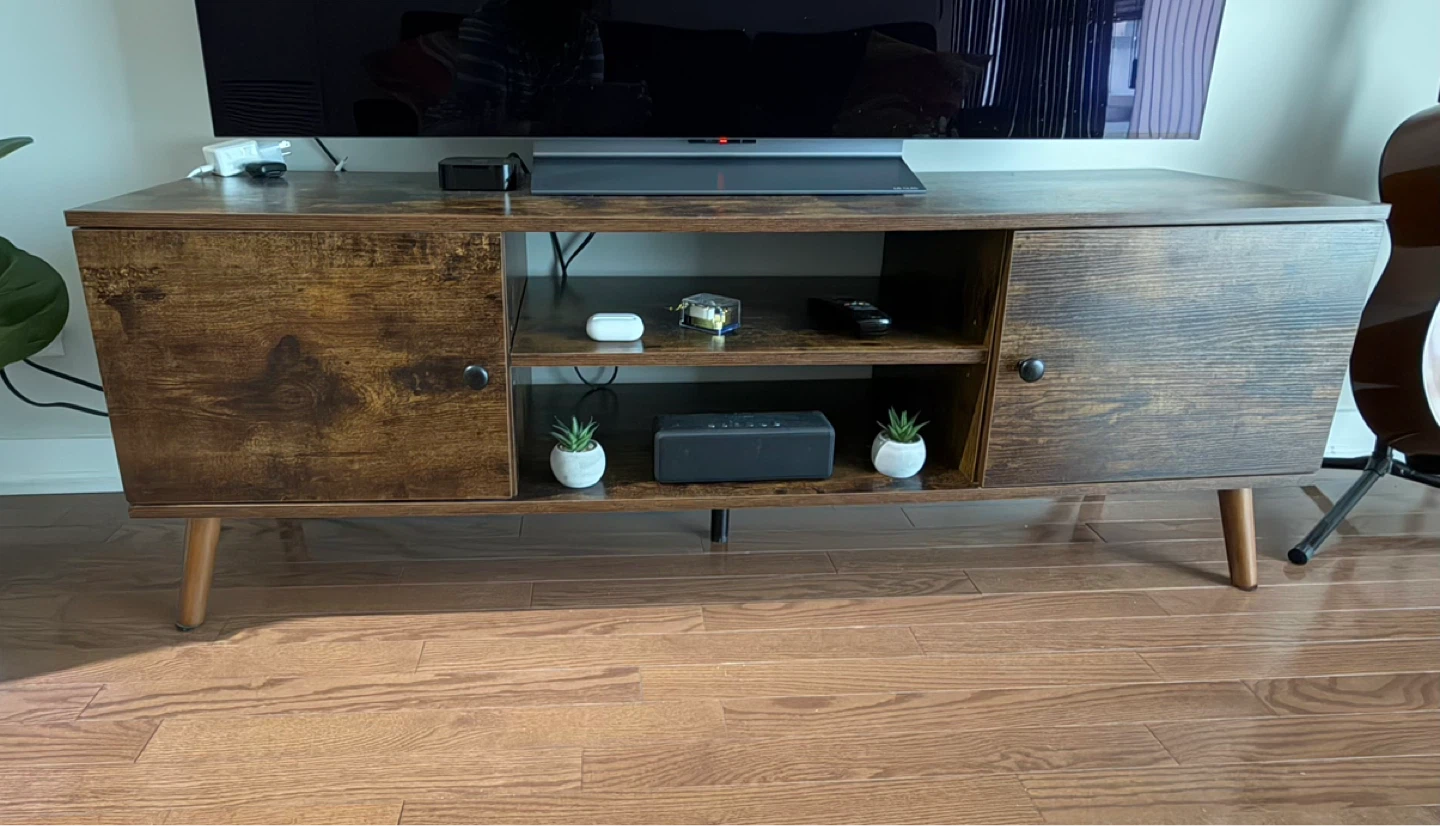 Retro Brown Media Console - 53.5" W