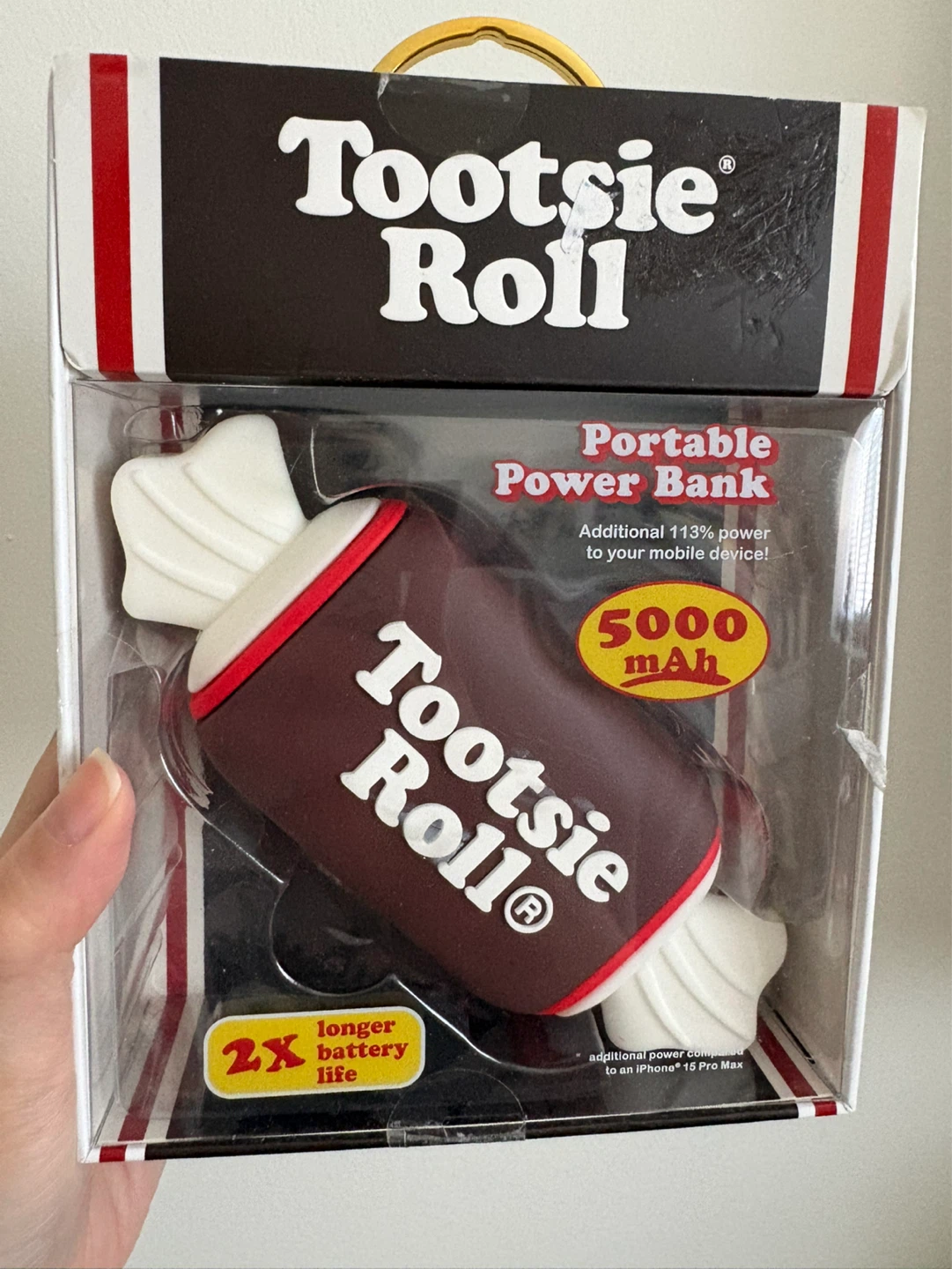 Tootsie Roll 5000mAh Portable Power Bank