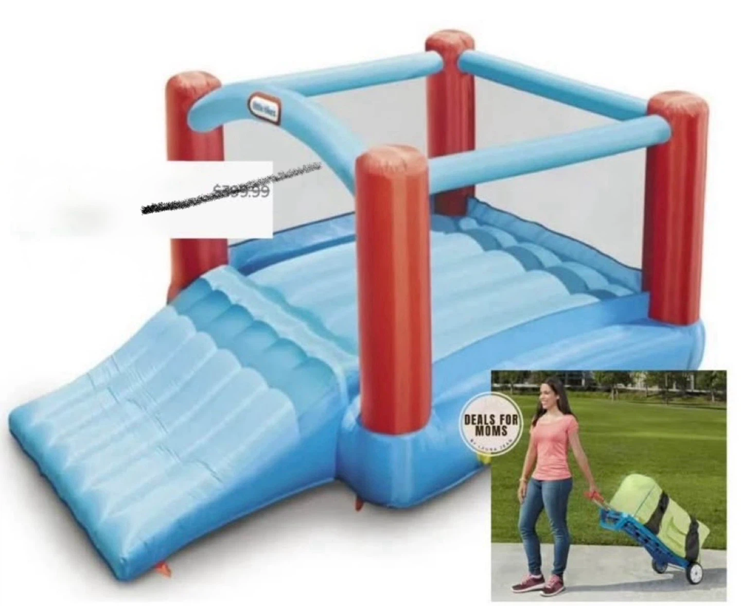 Little Tikes Inflatable Bounce House with Blower - photo 2