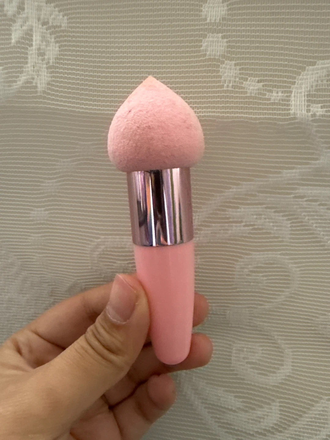 Pink Makeup Sponge Brush