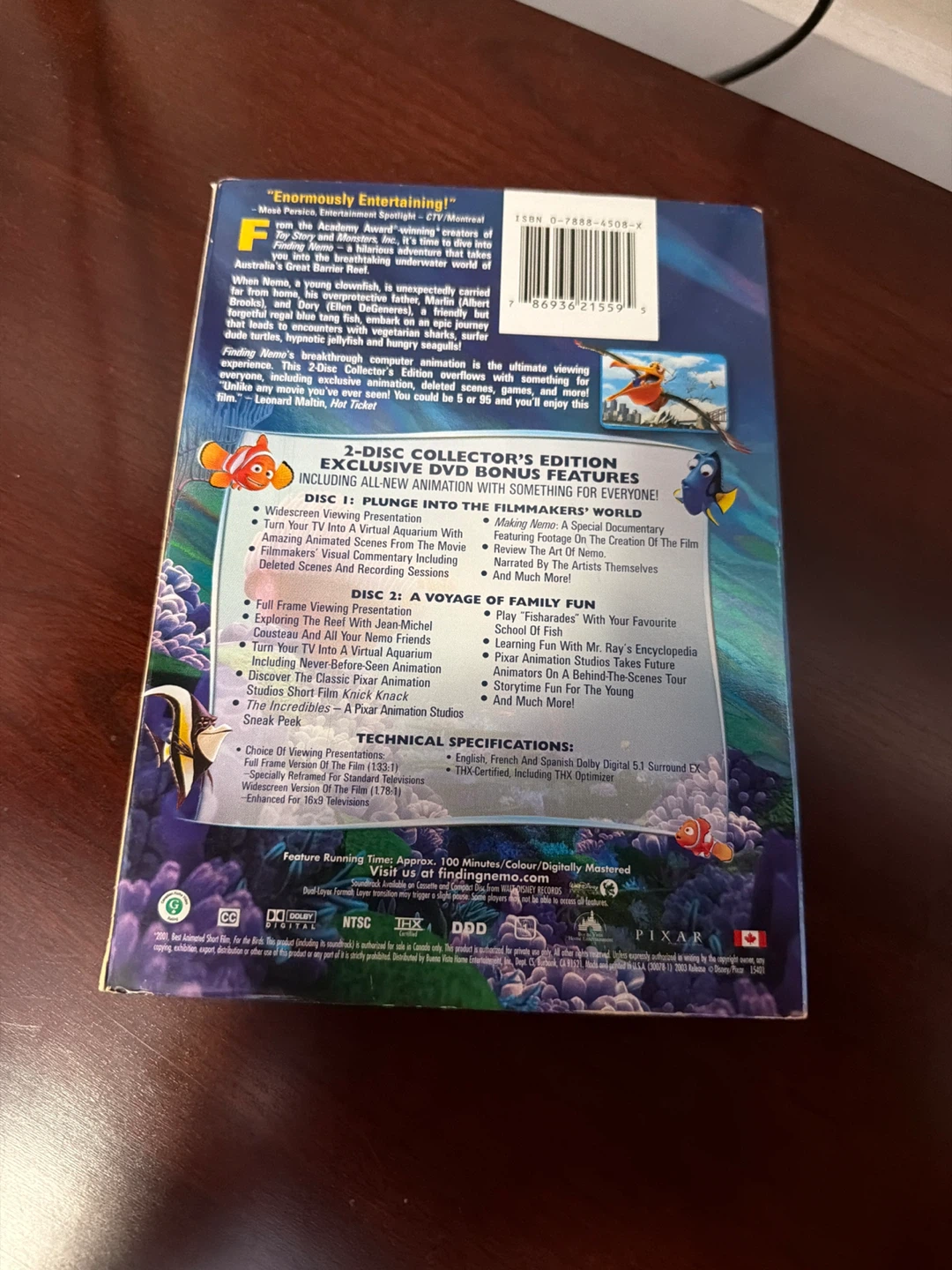Finding Nemo DVD - photo 2