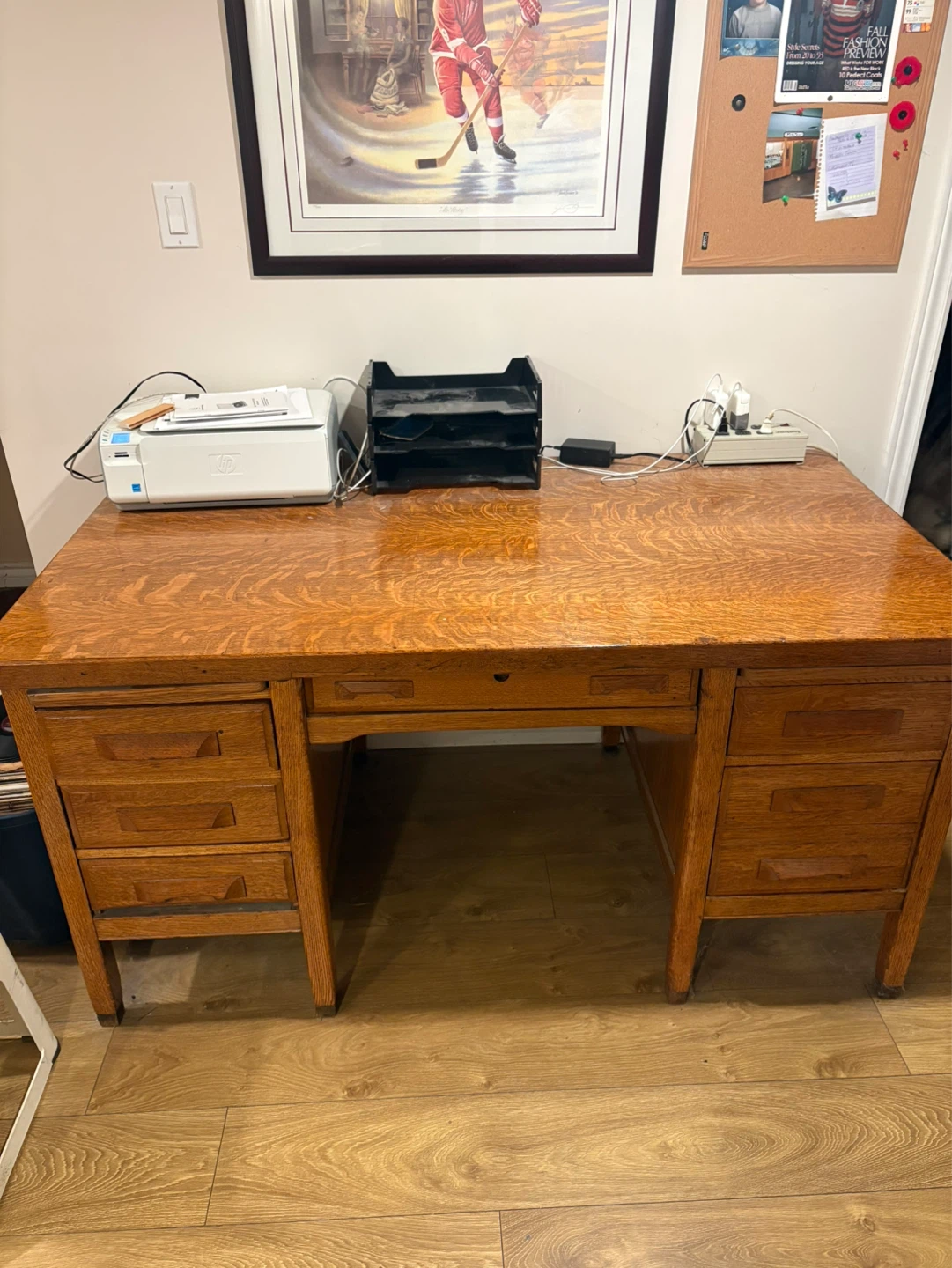 Antique Oak Desk