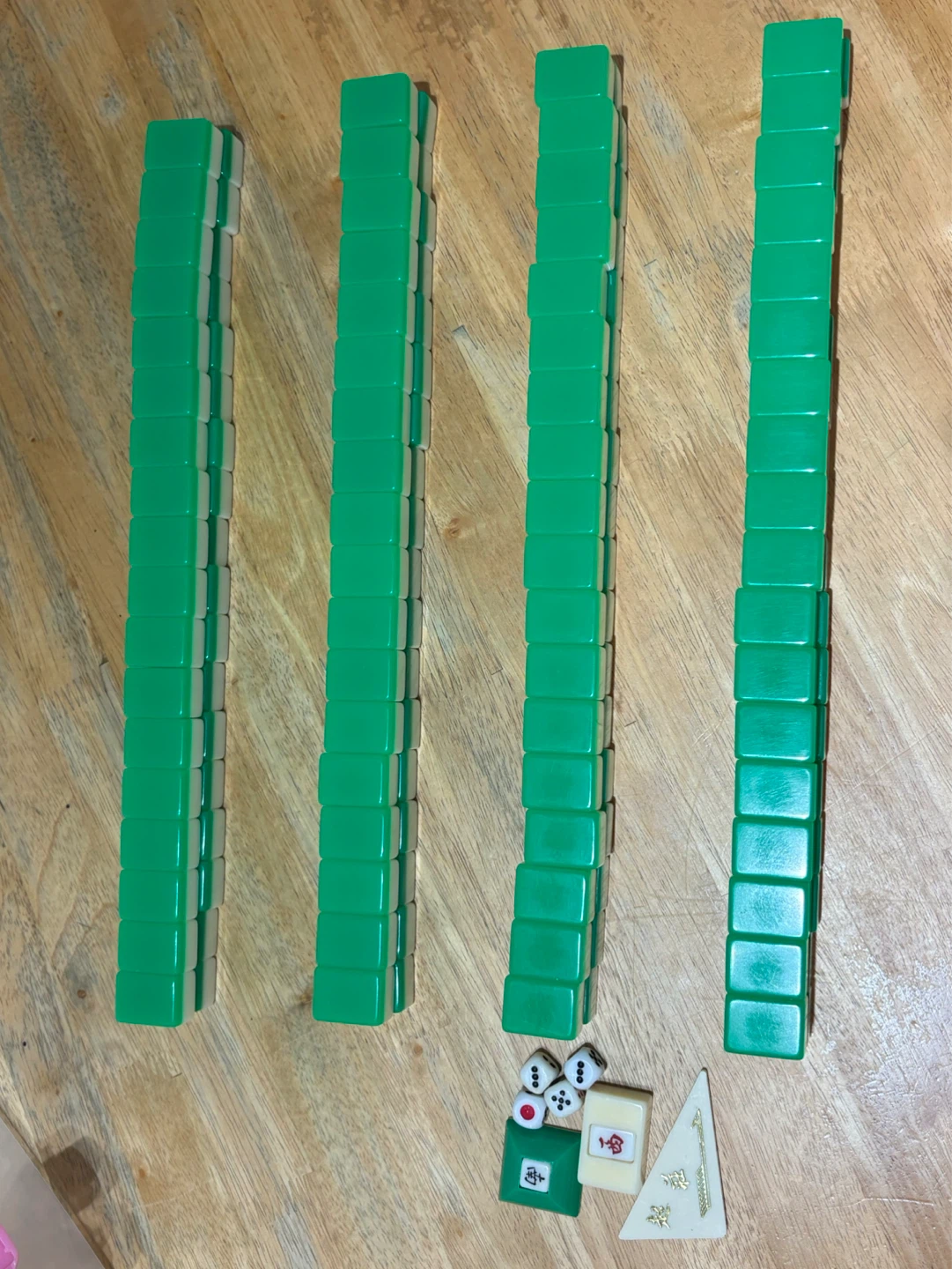 Mini Mahjong Tiles and Dice Set - photo 4