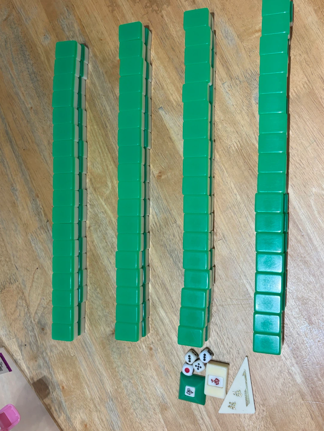 Mini Mahjong Tiles and Dice Set - photo 3