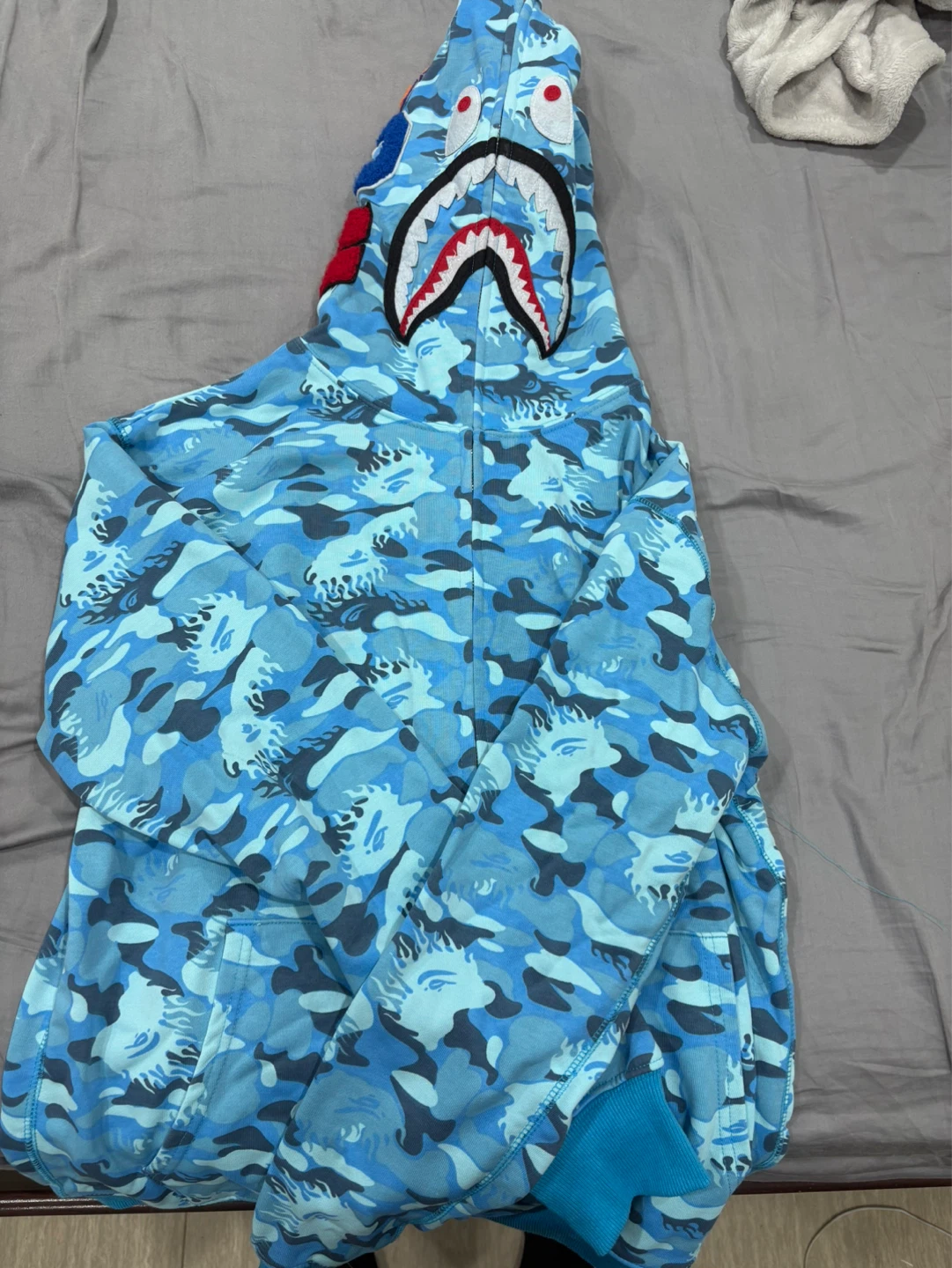 A Bathing Ape Camo Full Zip Hoodie - photo 4
