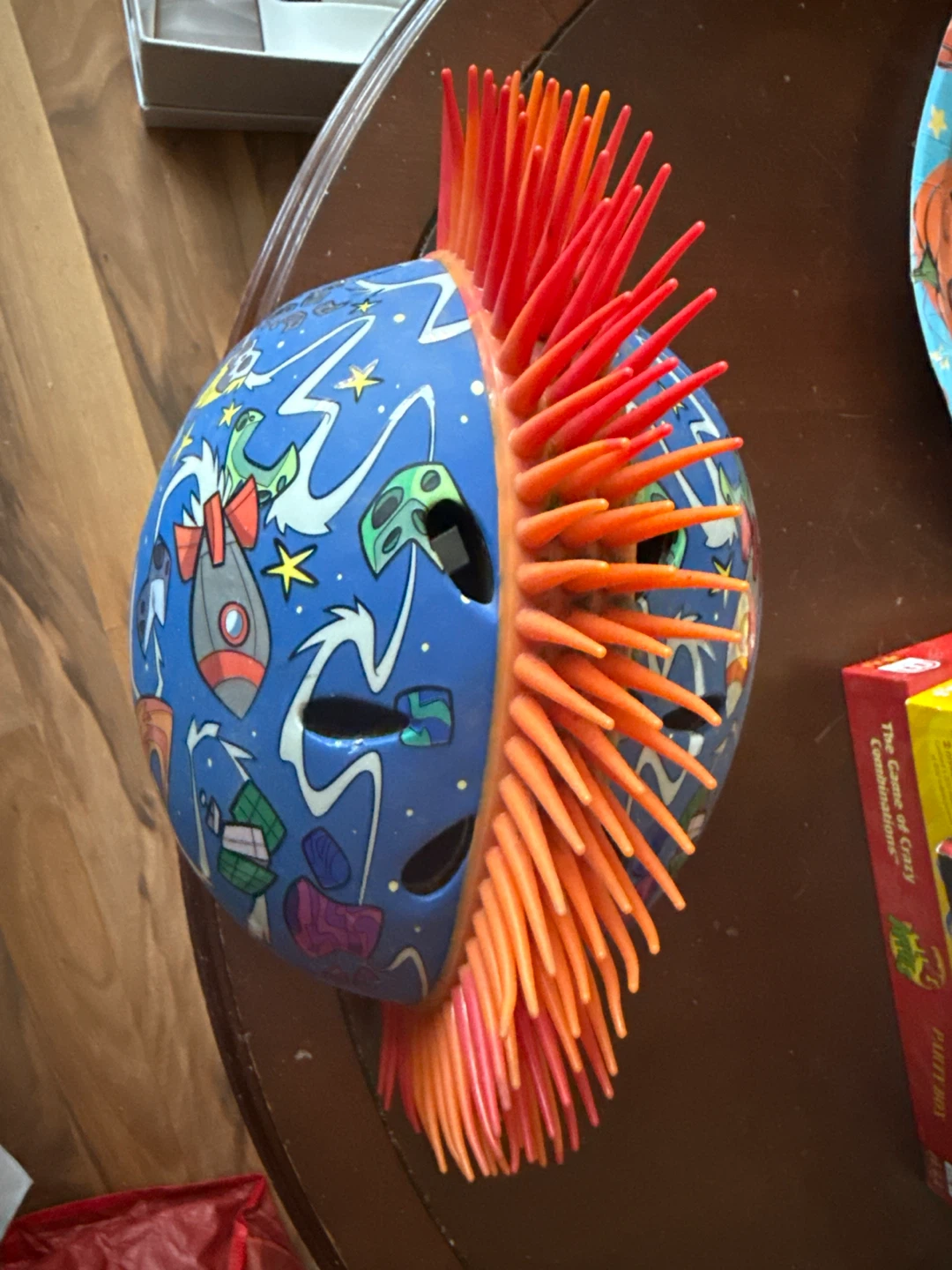 Kids' Bike Helmet with Spikes