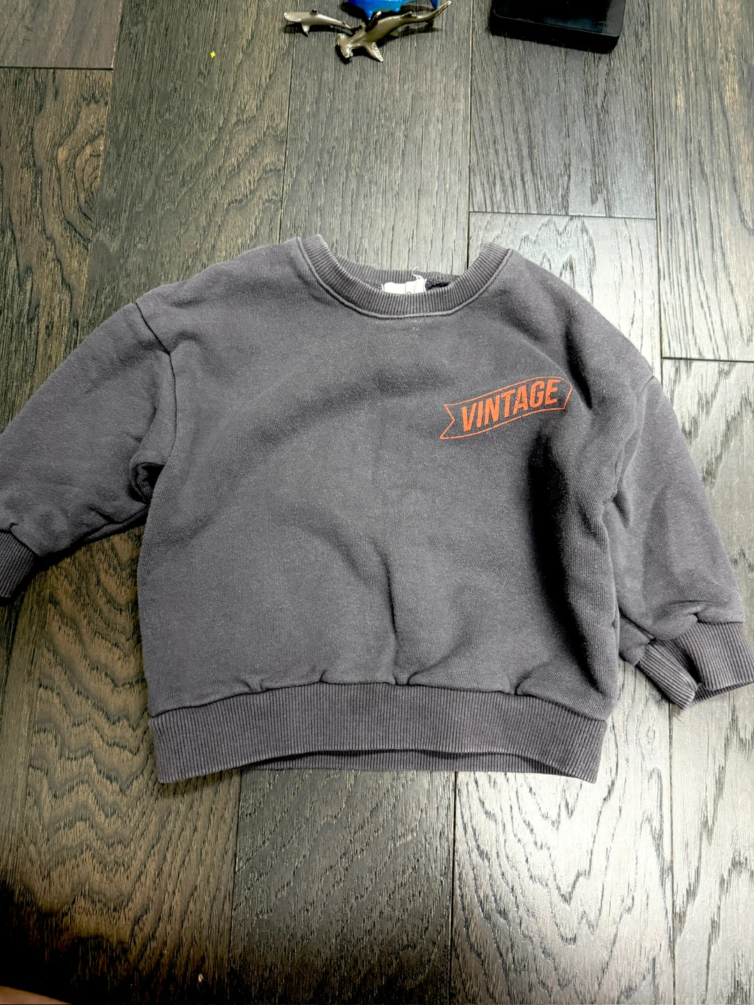 Kids Grey "Vintage 1979" Crewneck Sweatshirt - photo 2