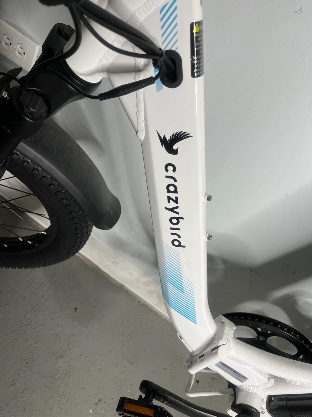 CrazyBird Electric Folding Fat Tire Bike - photo 2