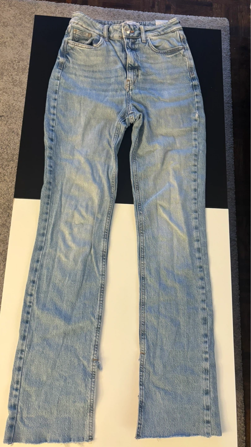 Zara High Waisted Flare Jeans