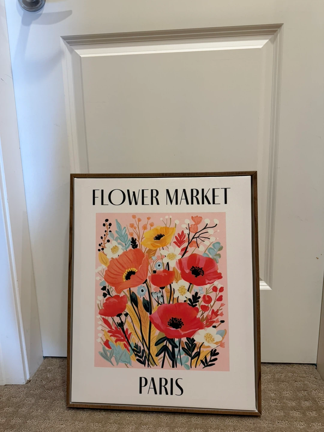 Flower Market Paris Framed Print