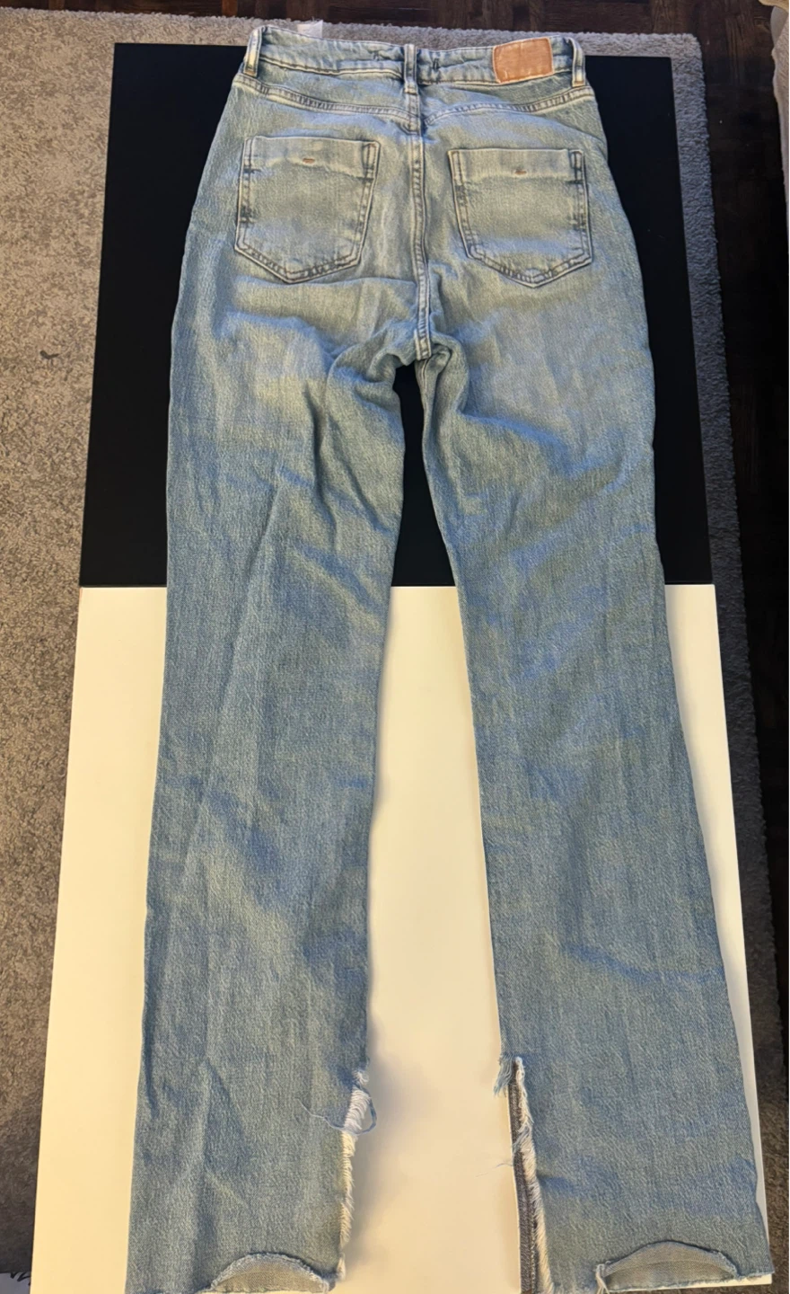 Zara High Waisted Flare Jeans - photo 2