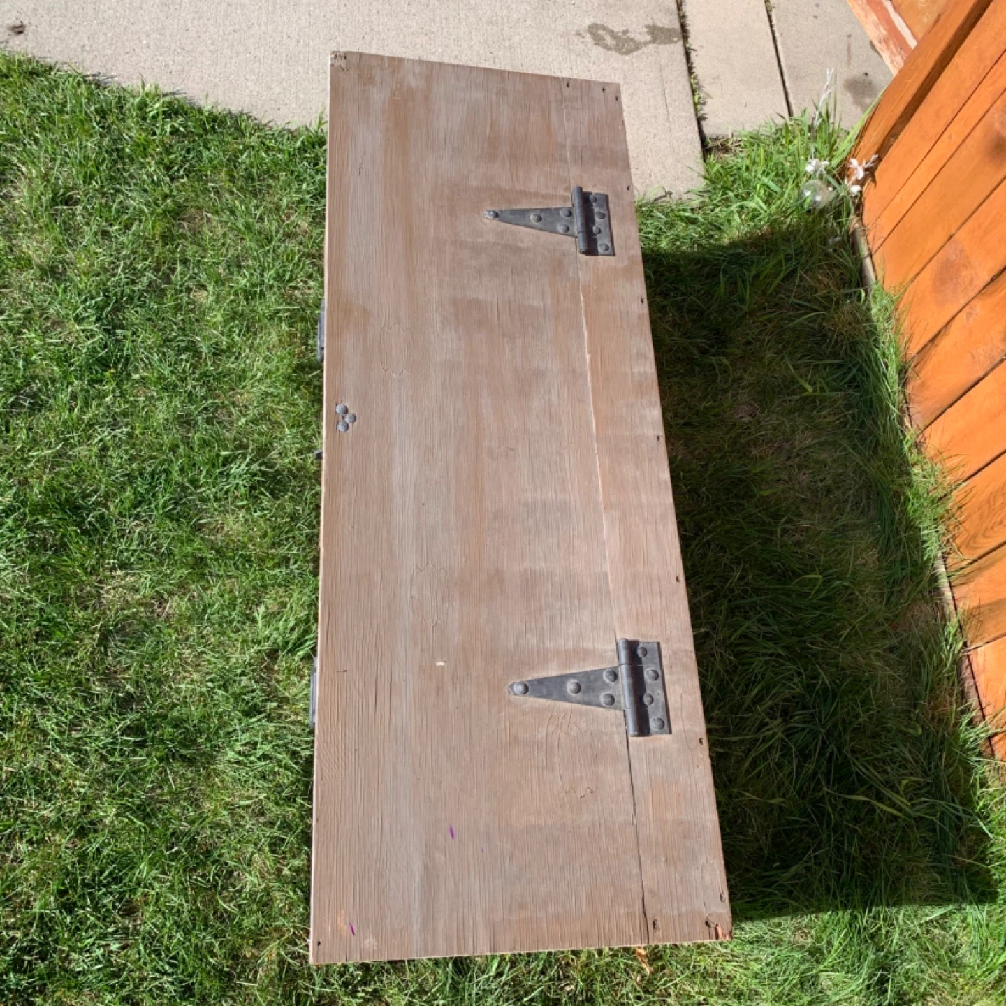 Storage Chest Wooden Trunk Outdoor Storage Tool Box - photo 5