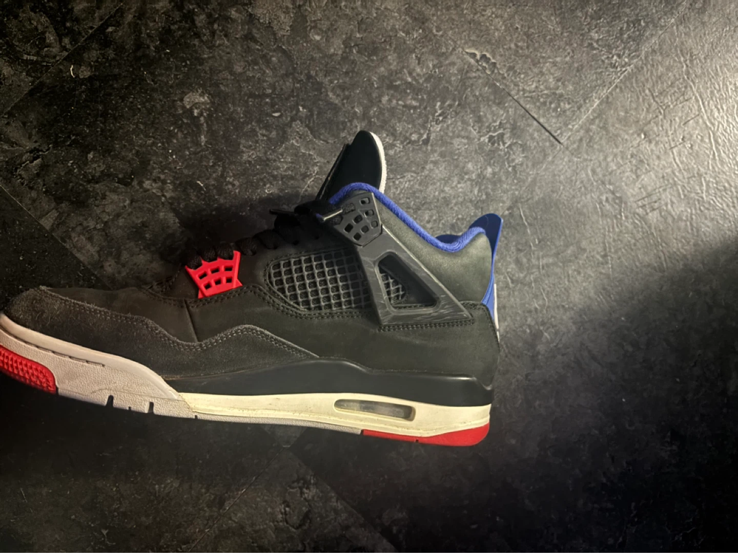 Air Jordan 4 Retro 'Black Royal Blue Red'